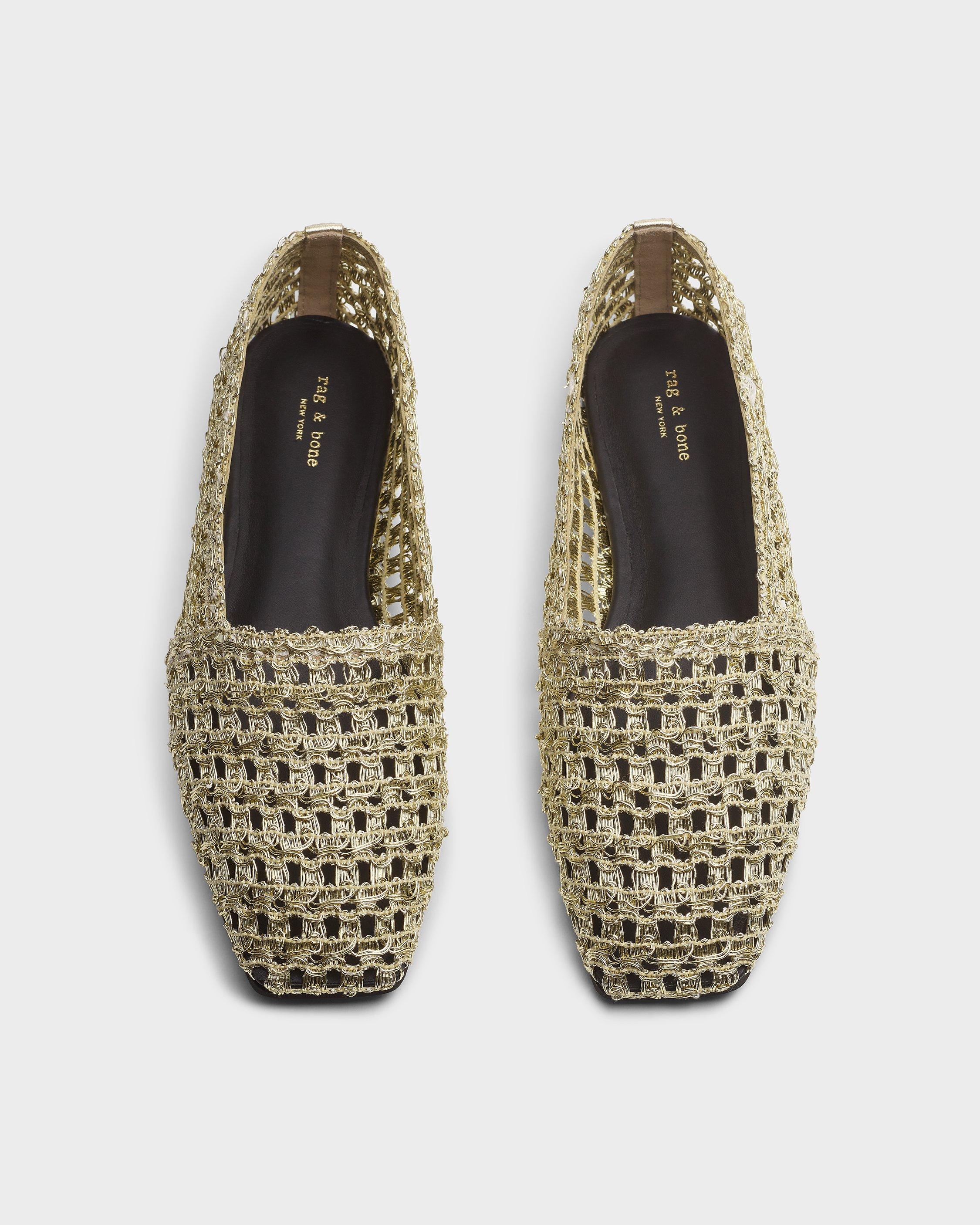Emma Woven Mesh Flats image number 5