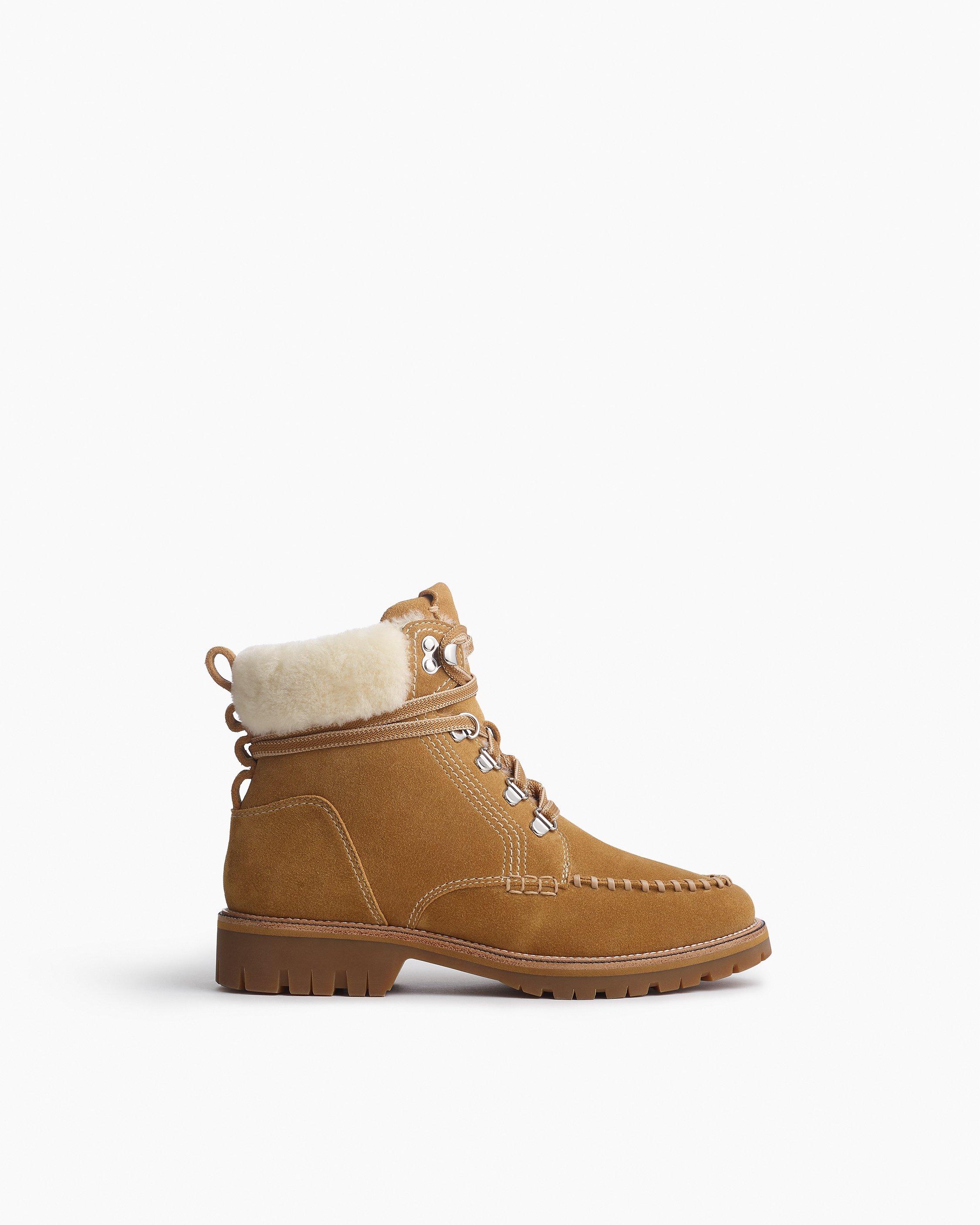 Cameron Suede Shearling Hiking Boots image number 1