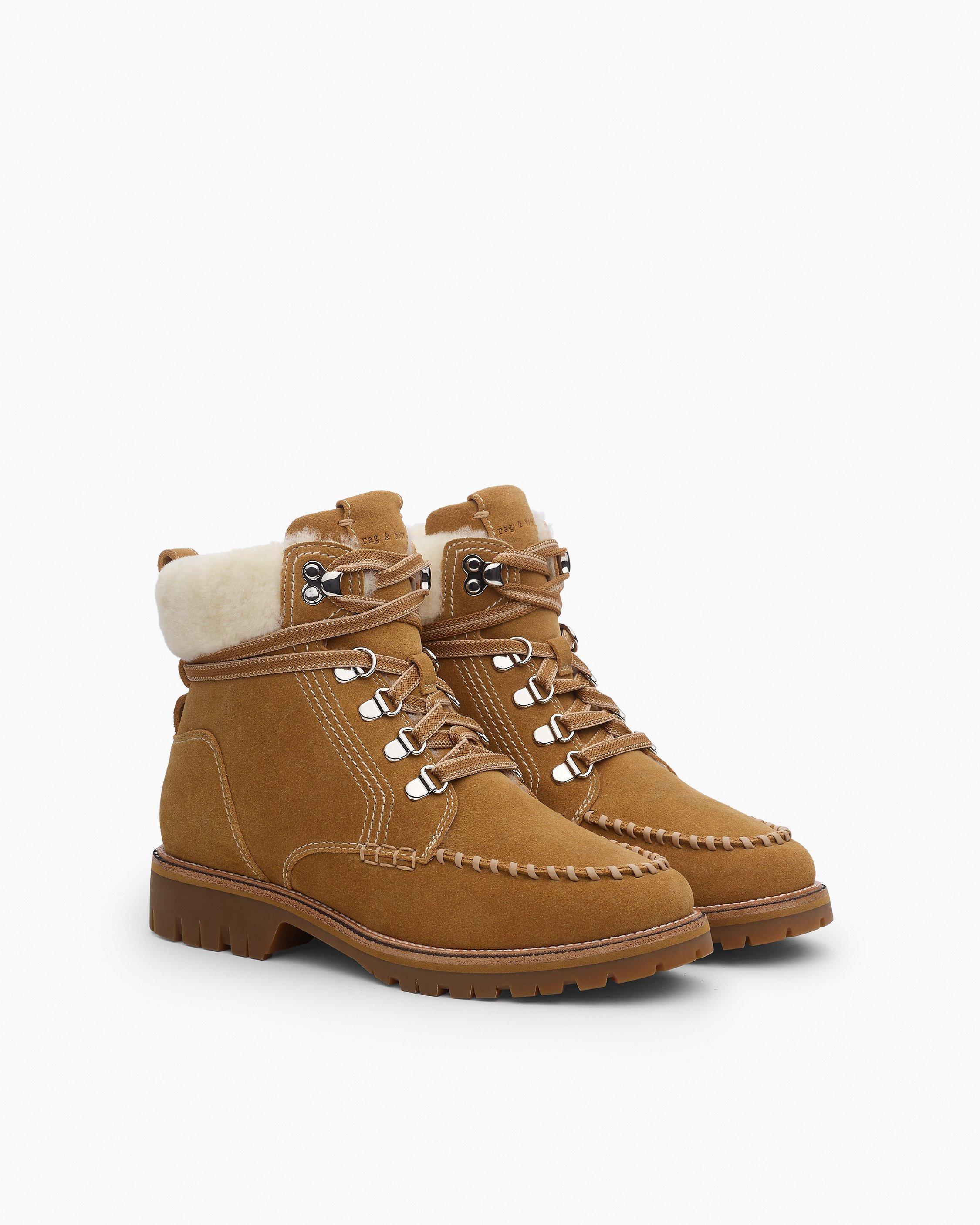 Cameron Suede Shearling Hiking Boots image number 4