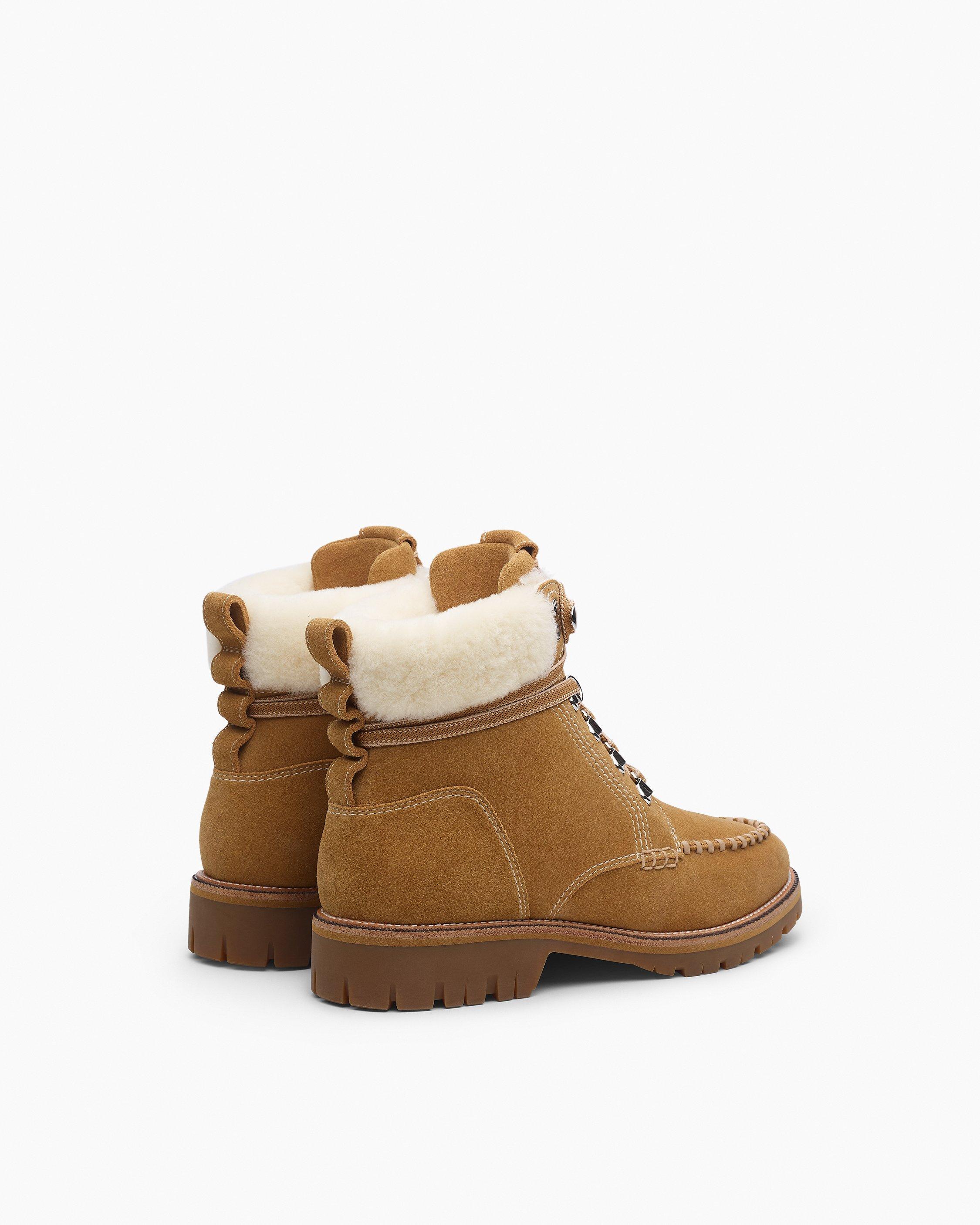 Cameron Suede Shearling Hiking Boots image number 5