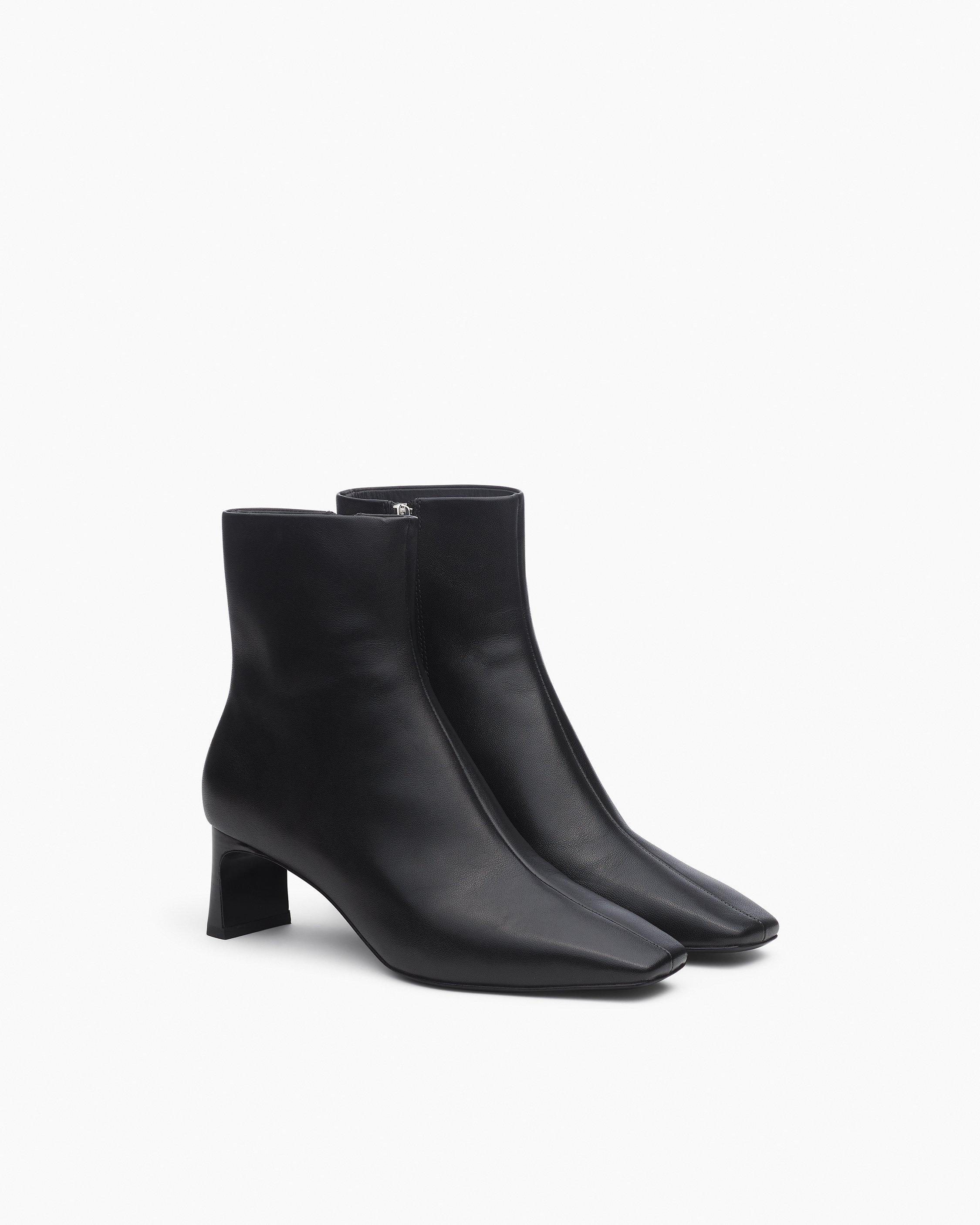 Avery Zip Leather Ankle Boots image number 2
