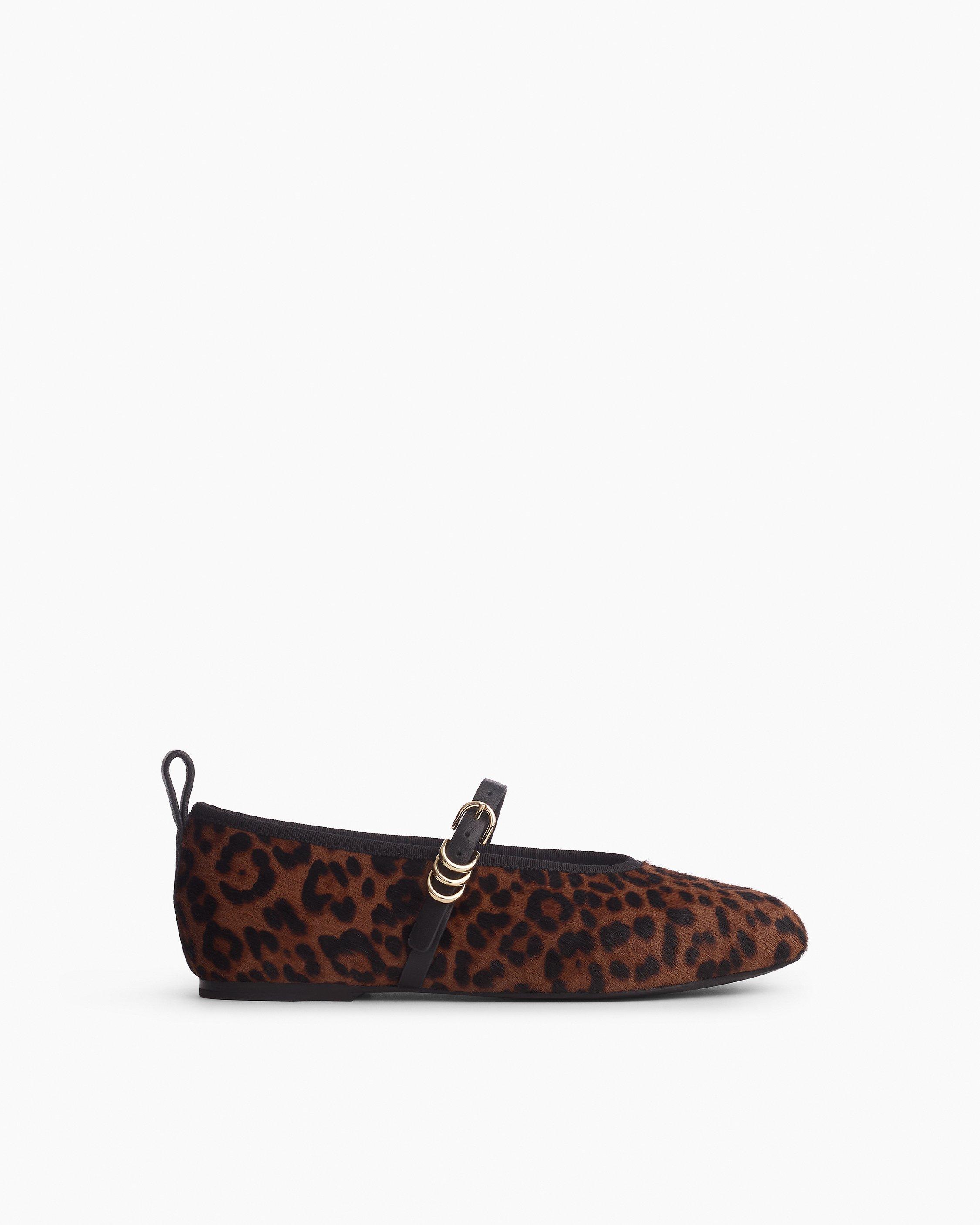 Spire Leopard Calf-Hair Mary Janes image number 1