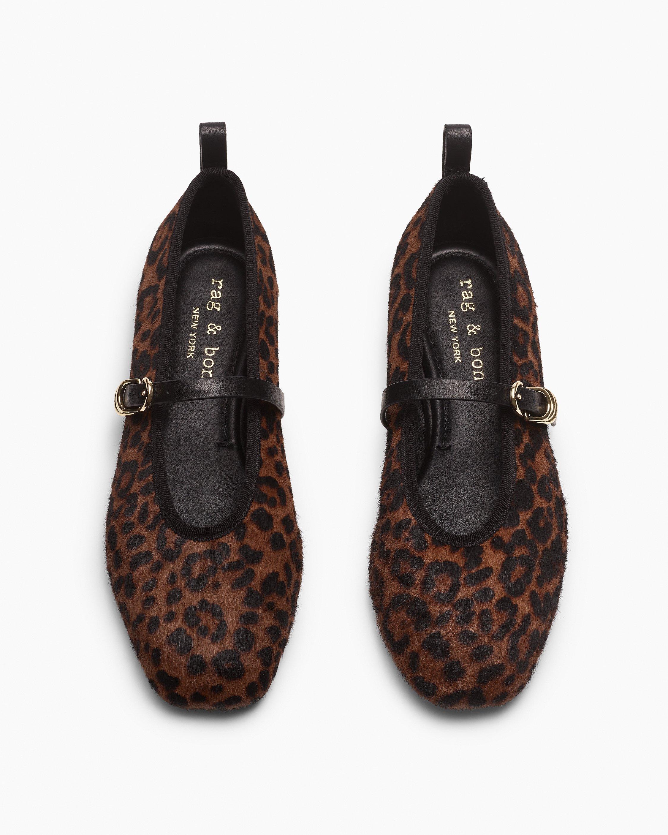 Spire Leopard Calf-Hair Mary Janes image number 5