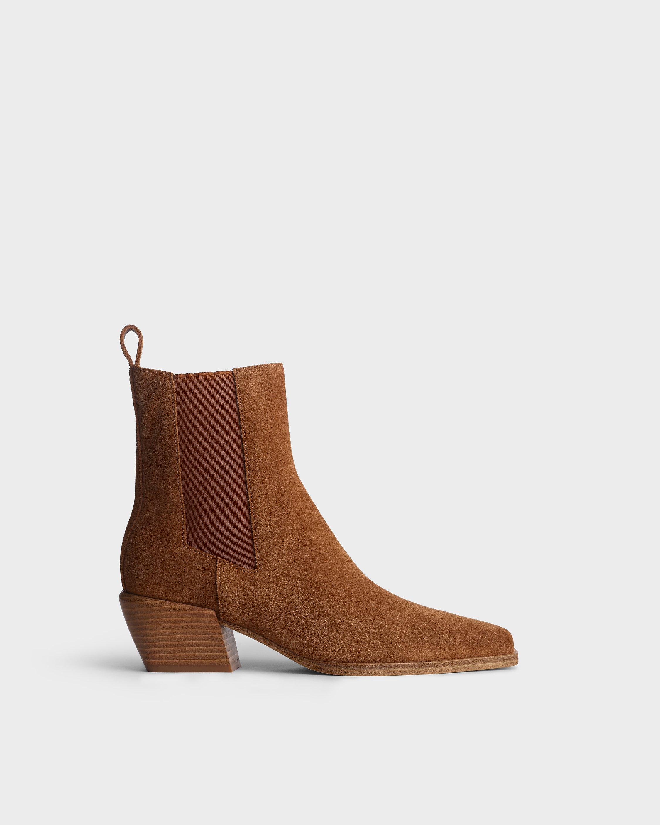 Joni Italian Suede Chelsea Boots image number 1
