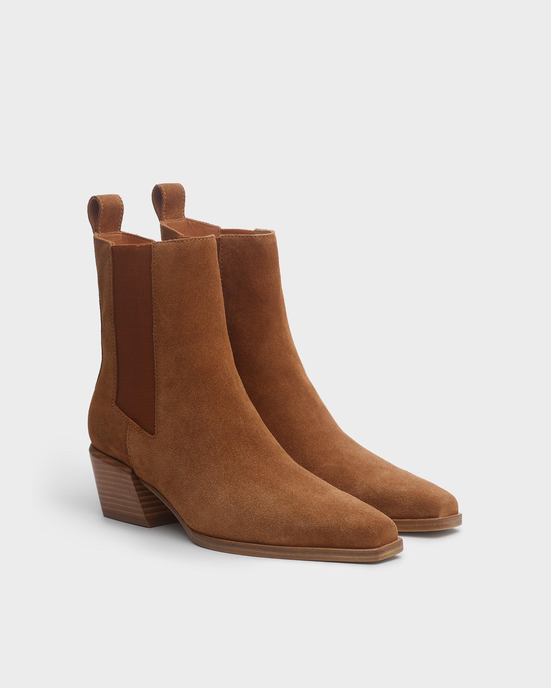 Joni Italian Suede Chelsea Boots image number 3