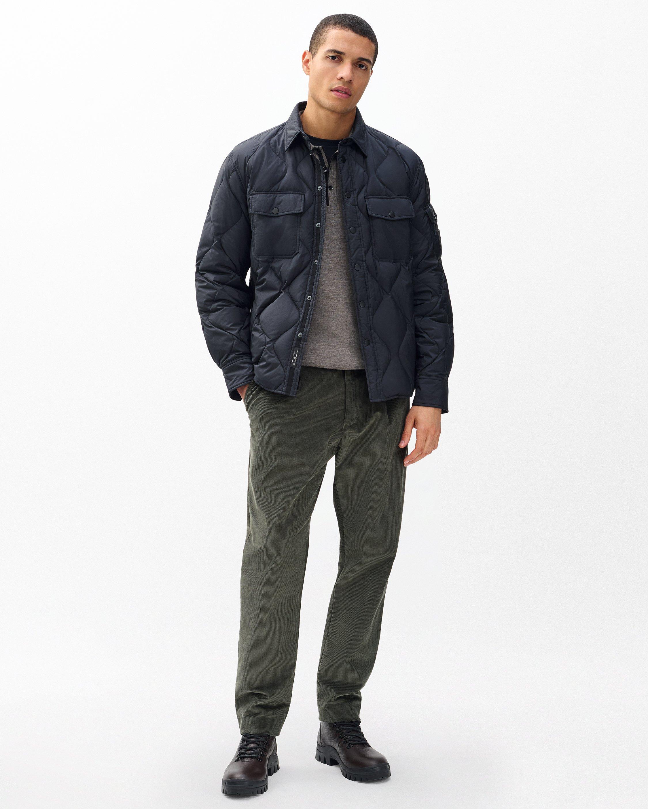 Evan Pleated Corduroy Trousers