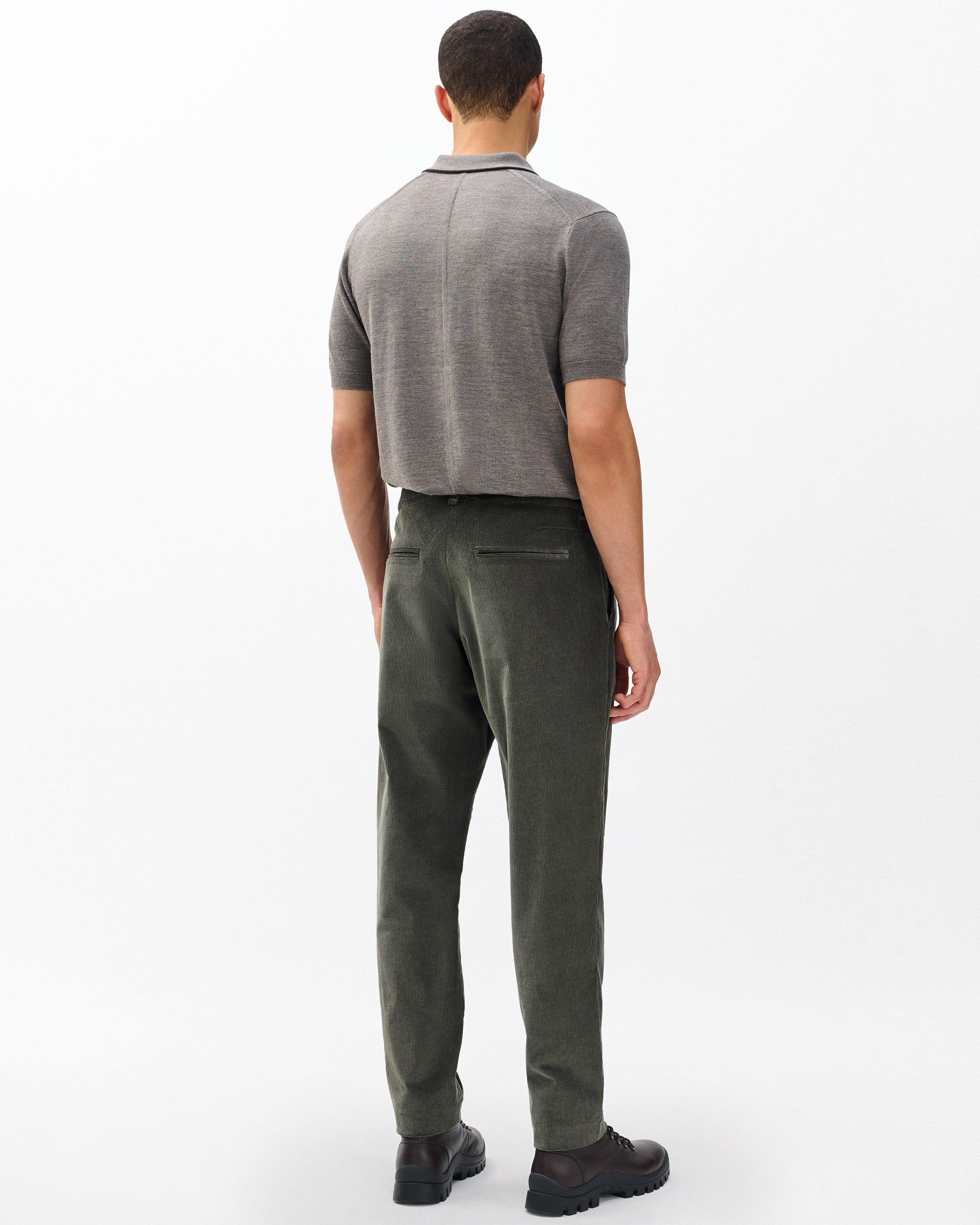 Evan Pleated Corduroy Trousers image number 6
