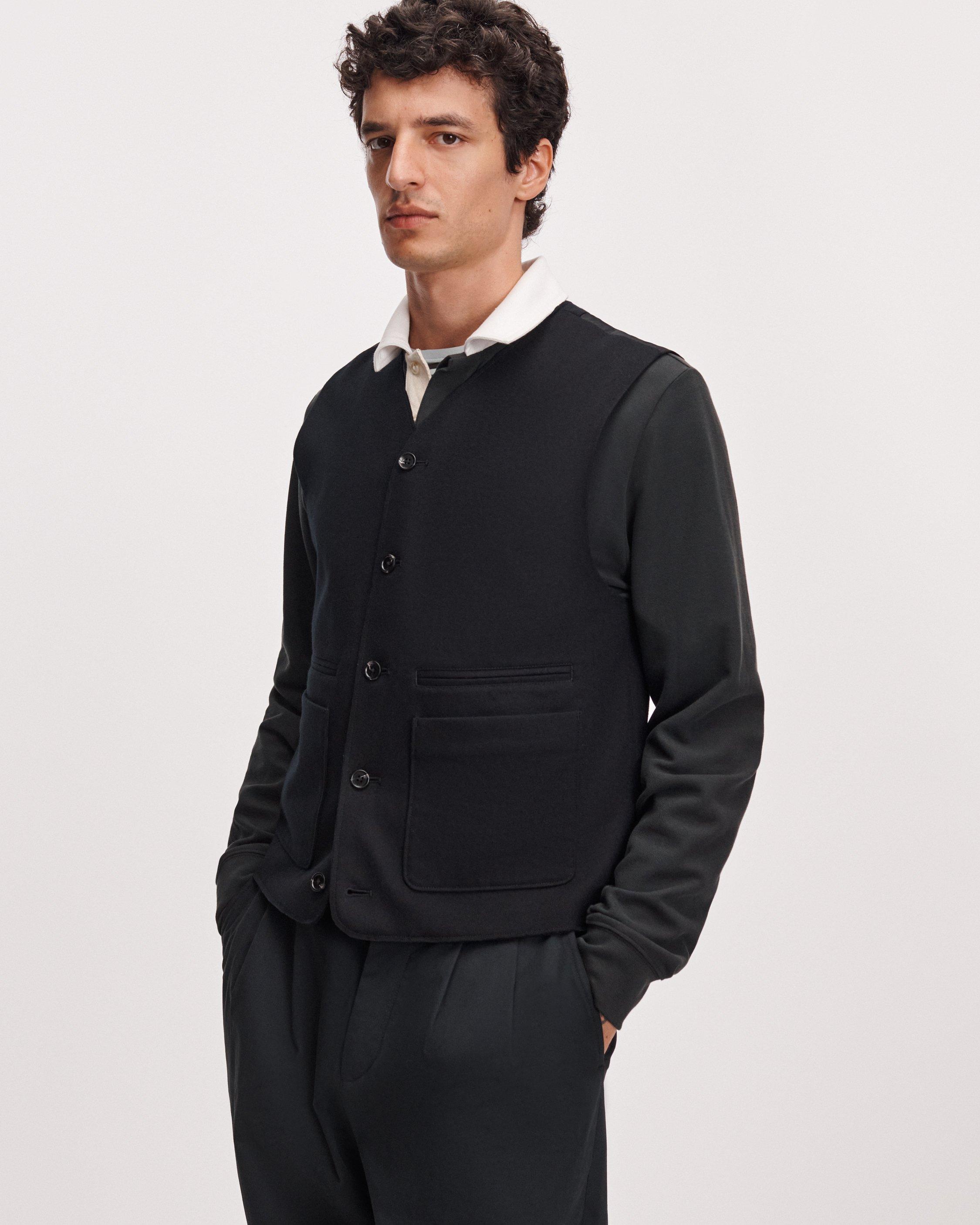 Knit Wool Waistcoat image number 2