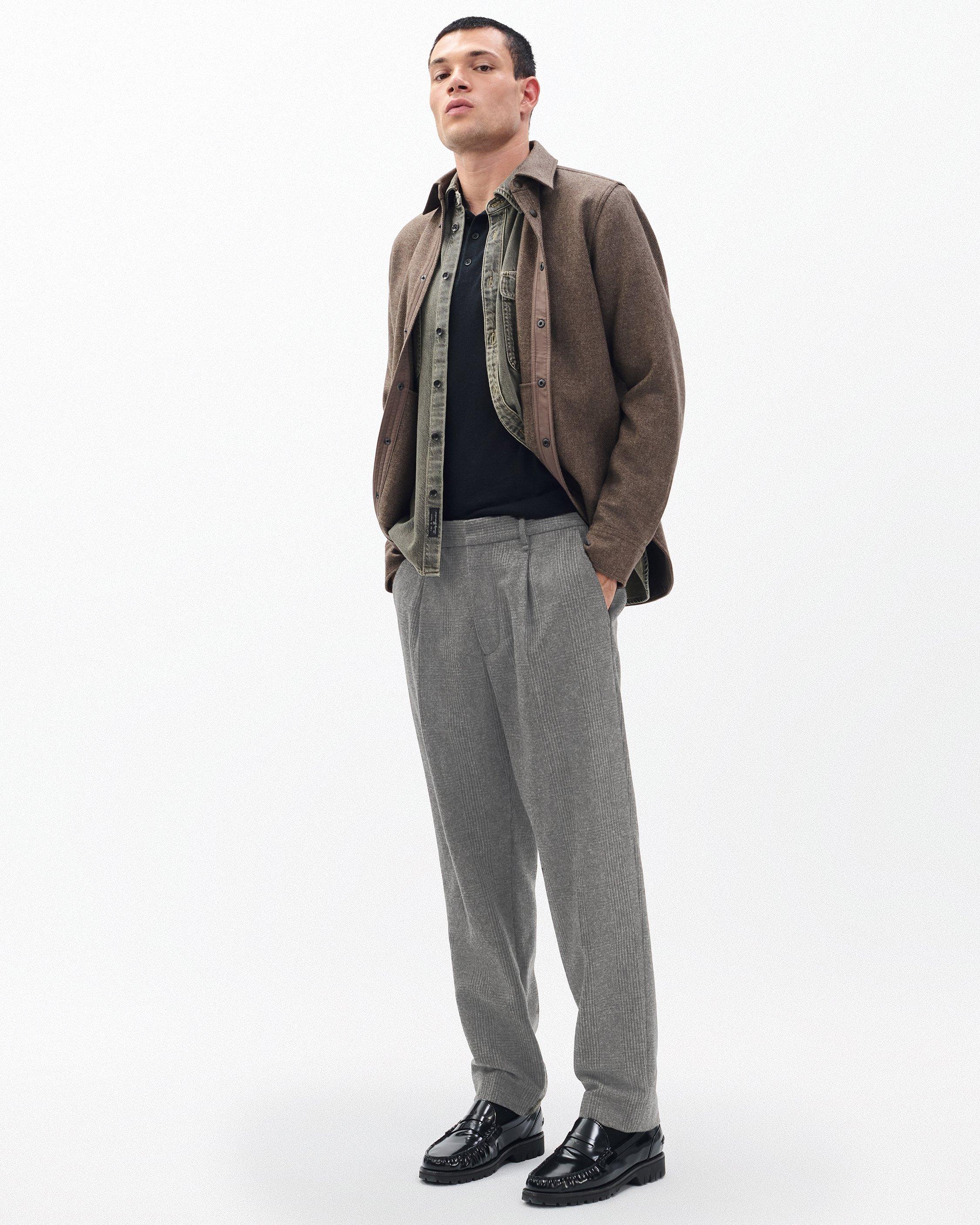 Evan British Plaid Wool Trousers image number 2