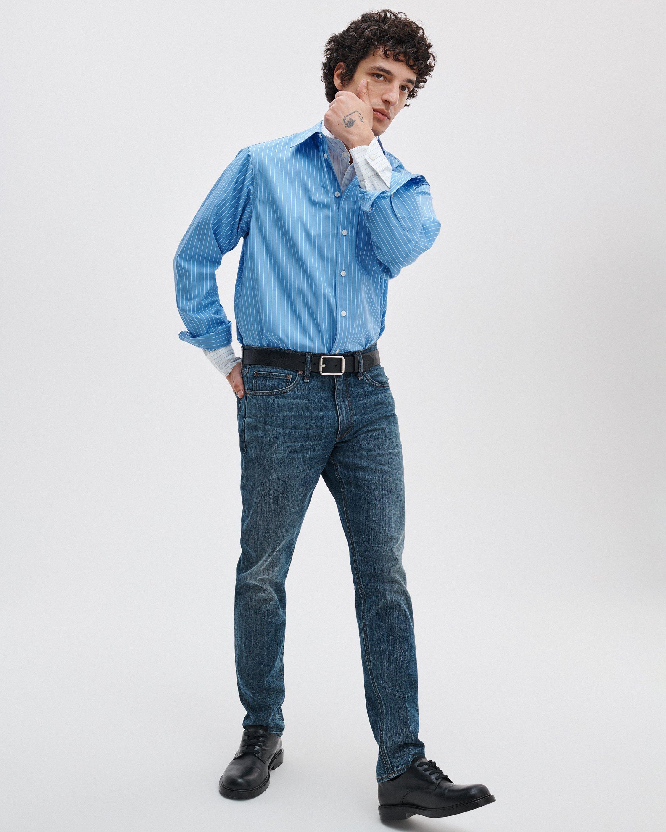 rb Relaxed Poplin Shirt image number 3