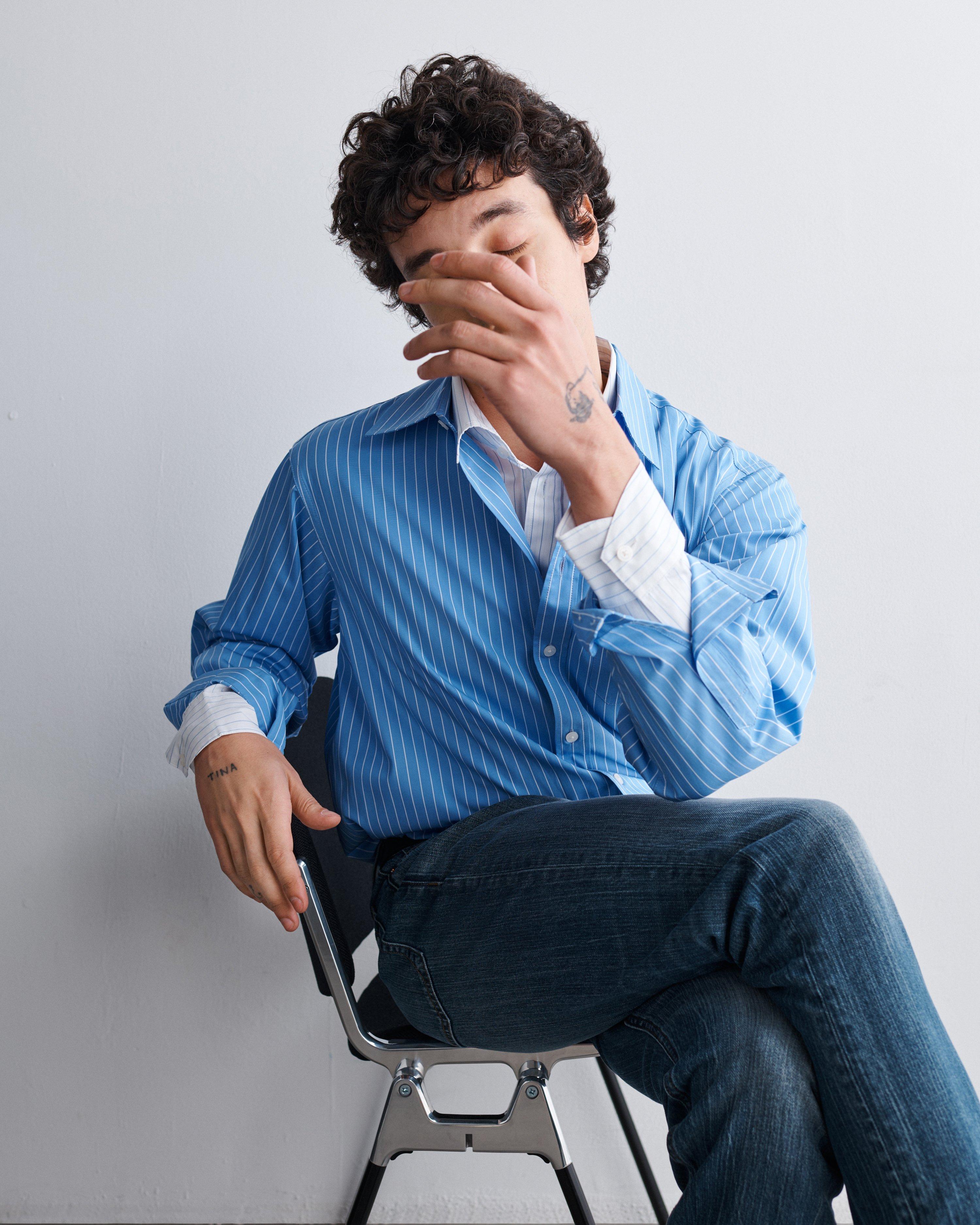 rb Relaxed Poplin Shirt image number 7