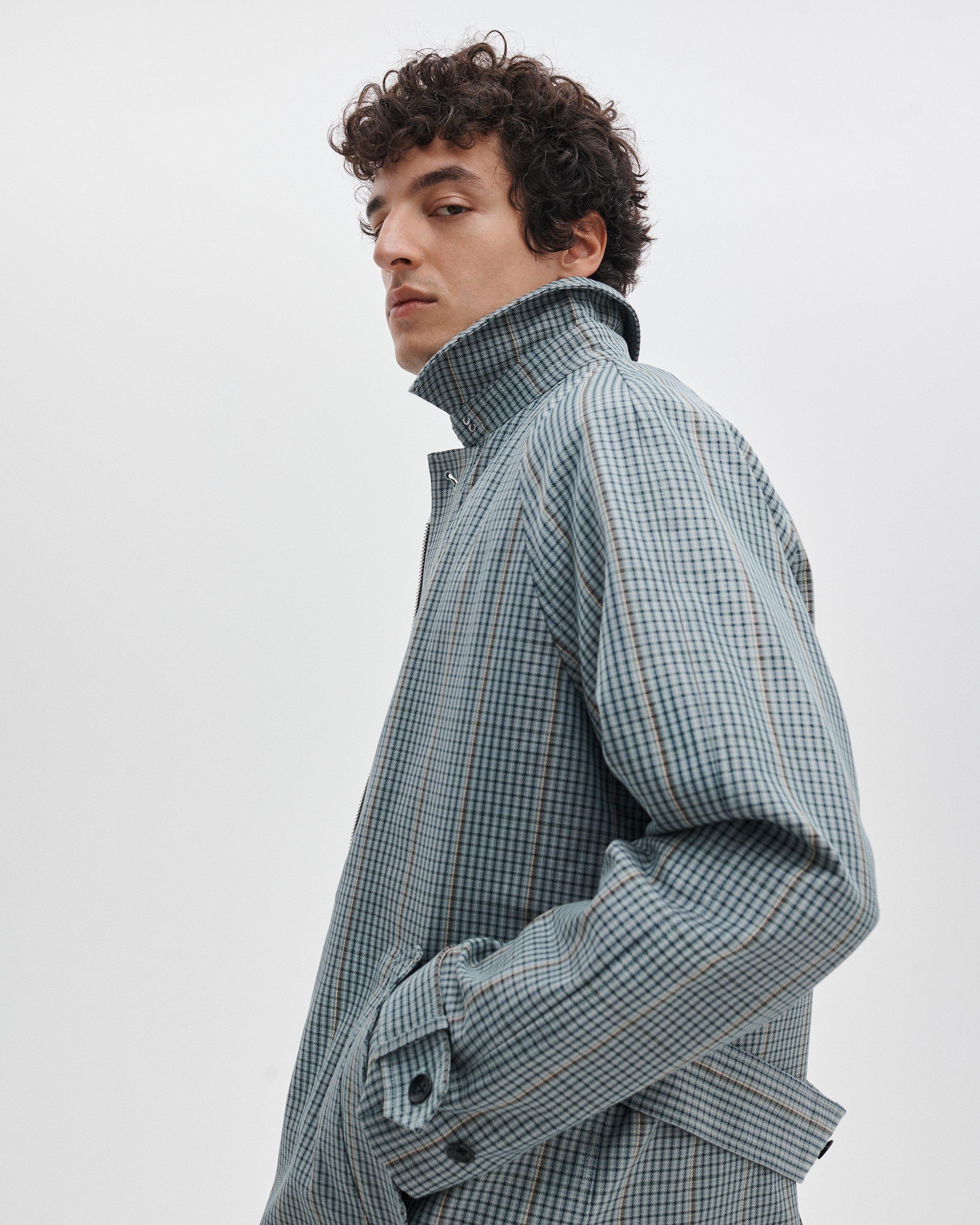 Devin Trench Coat - Pale Taupe Kiki Plaid | rag & bone