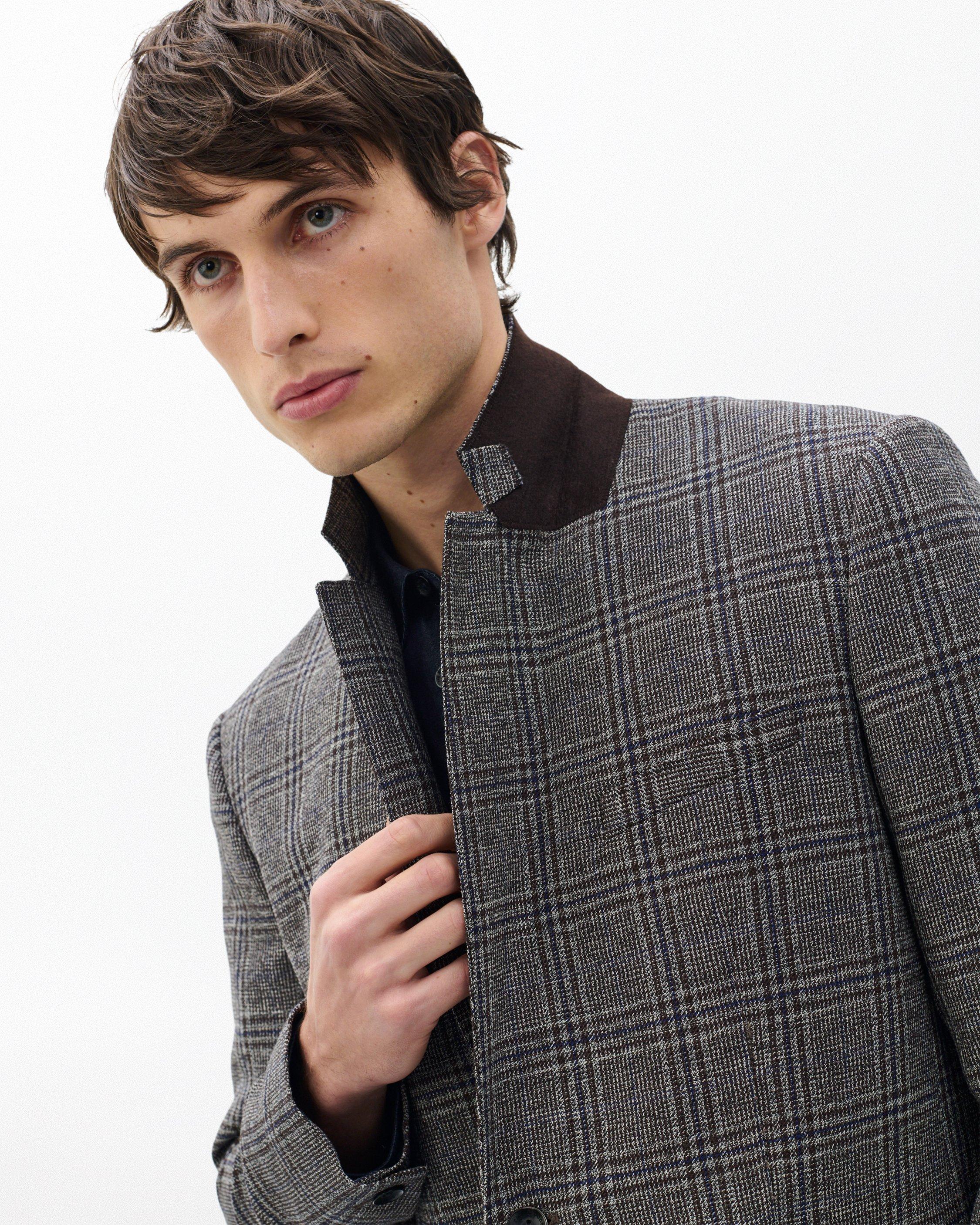 Butler Wool Plaid Blazer image number 5
