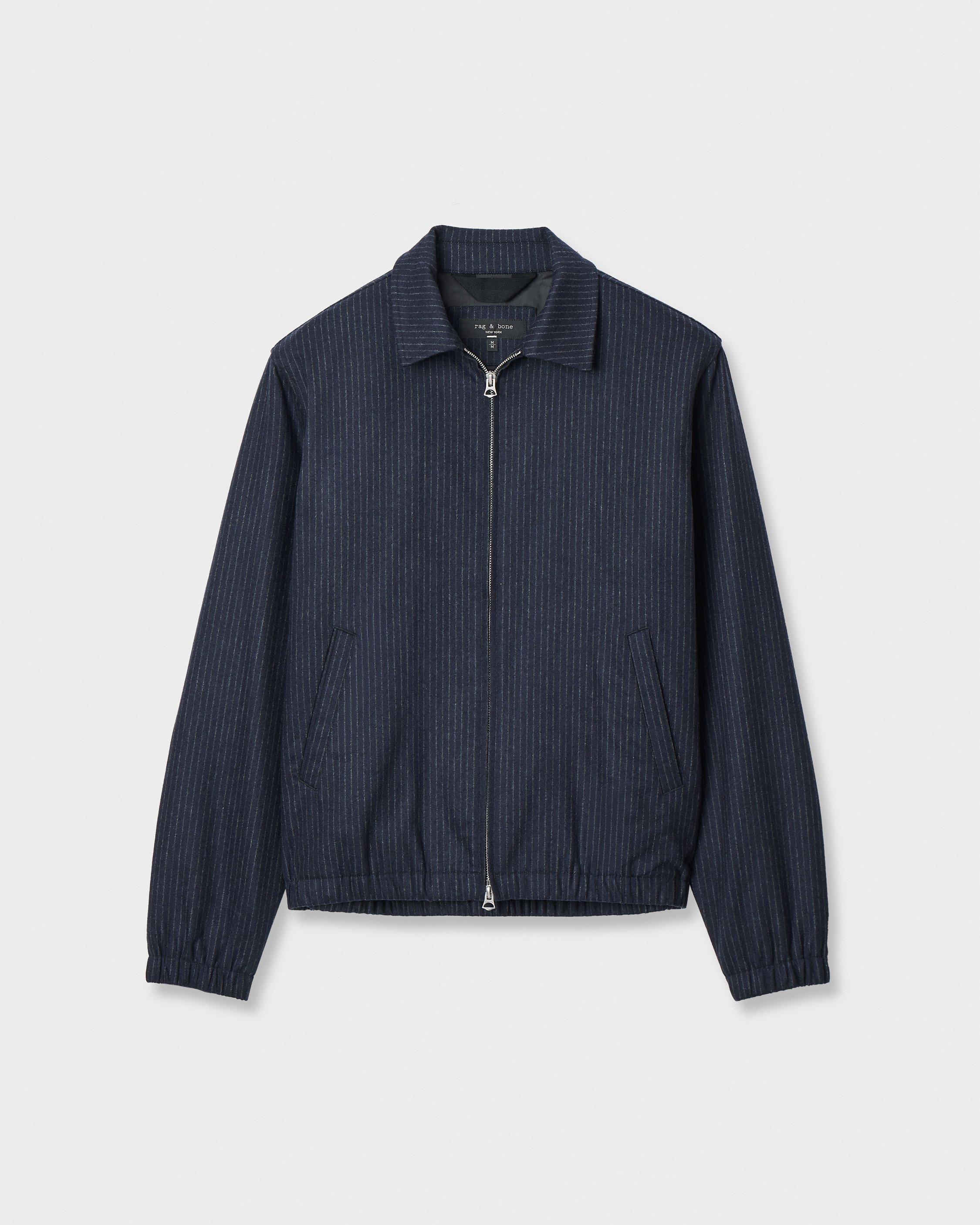 Harrington Chalk Stripe Jacket image number 1