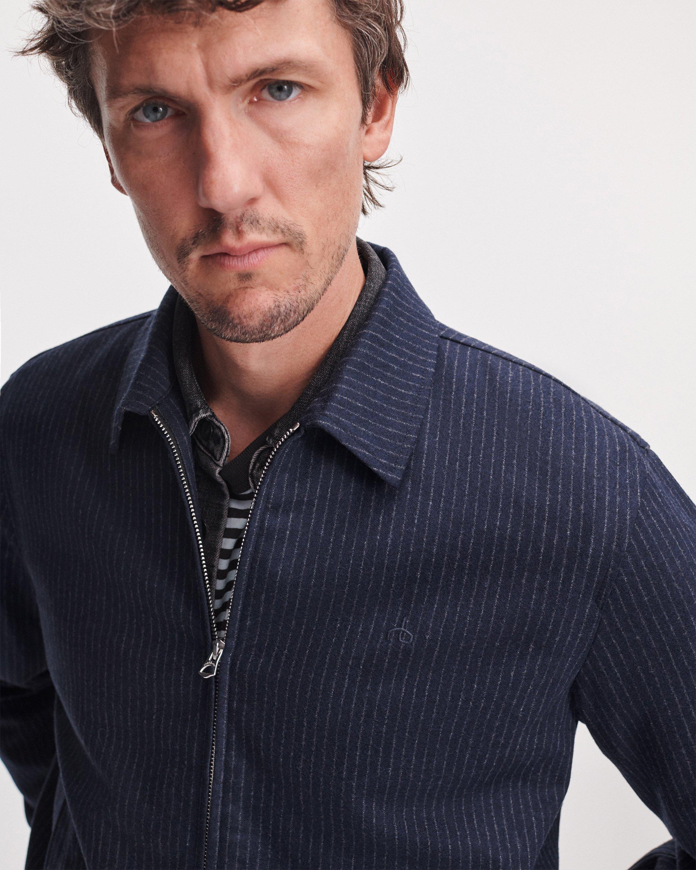 Harrington Chalk Stripe Jacket image number 4