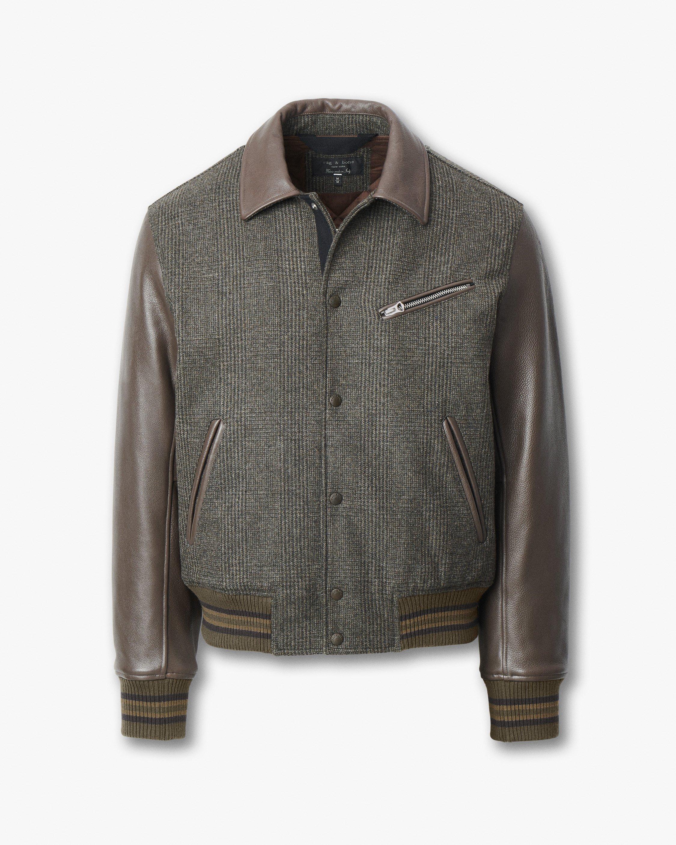Jeremy British Wool Varsity Jacket image number 2