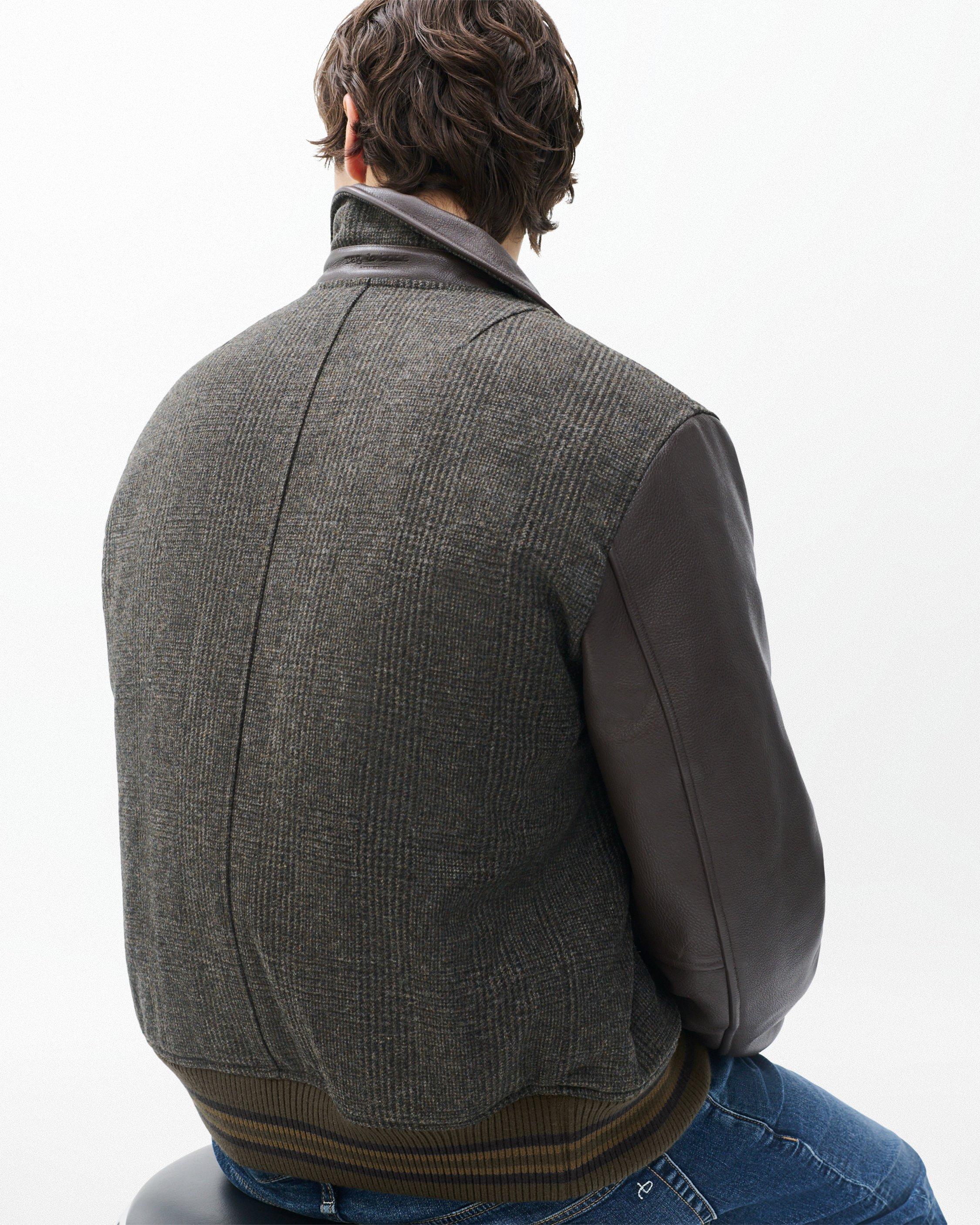 Jeremy British Wool Varsity Jacket - Brown | rag & bone