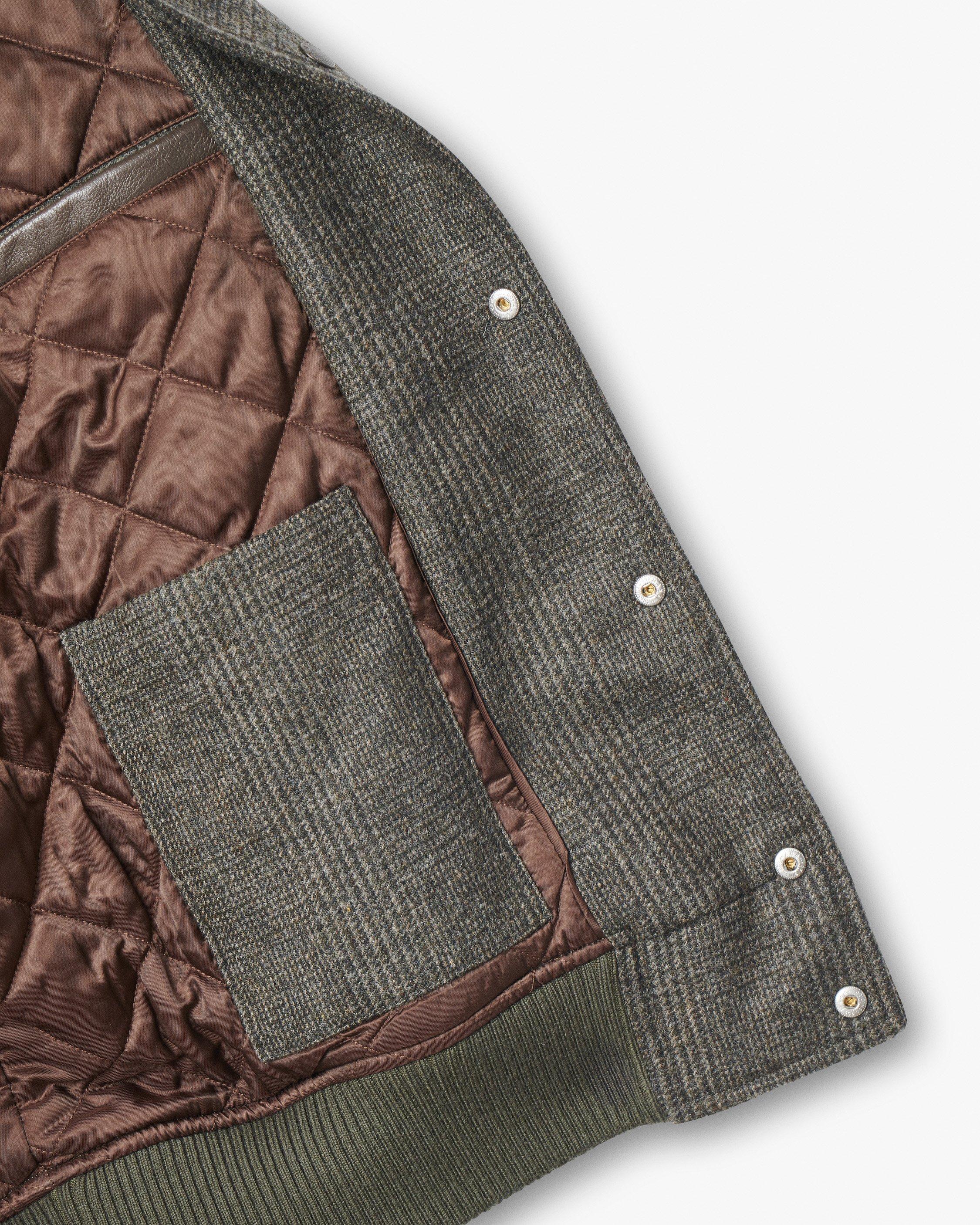 Jeremy British Wool Varsity Jacket - Brown | rag & bone