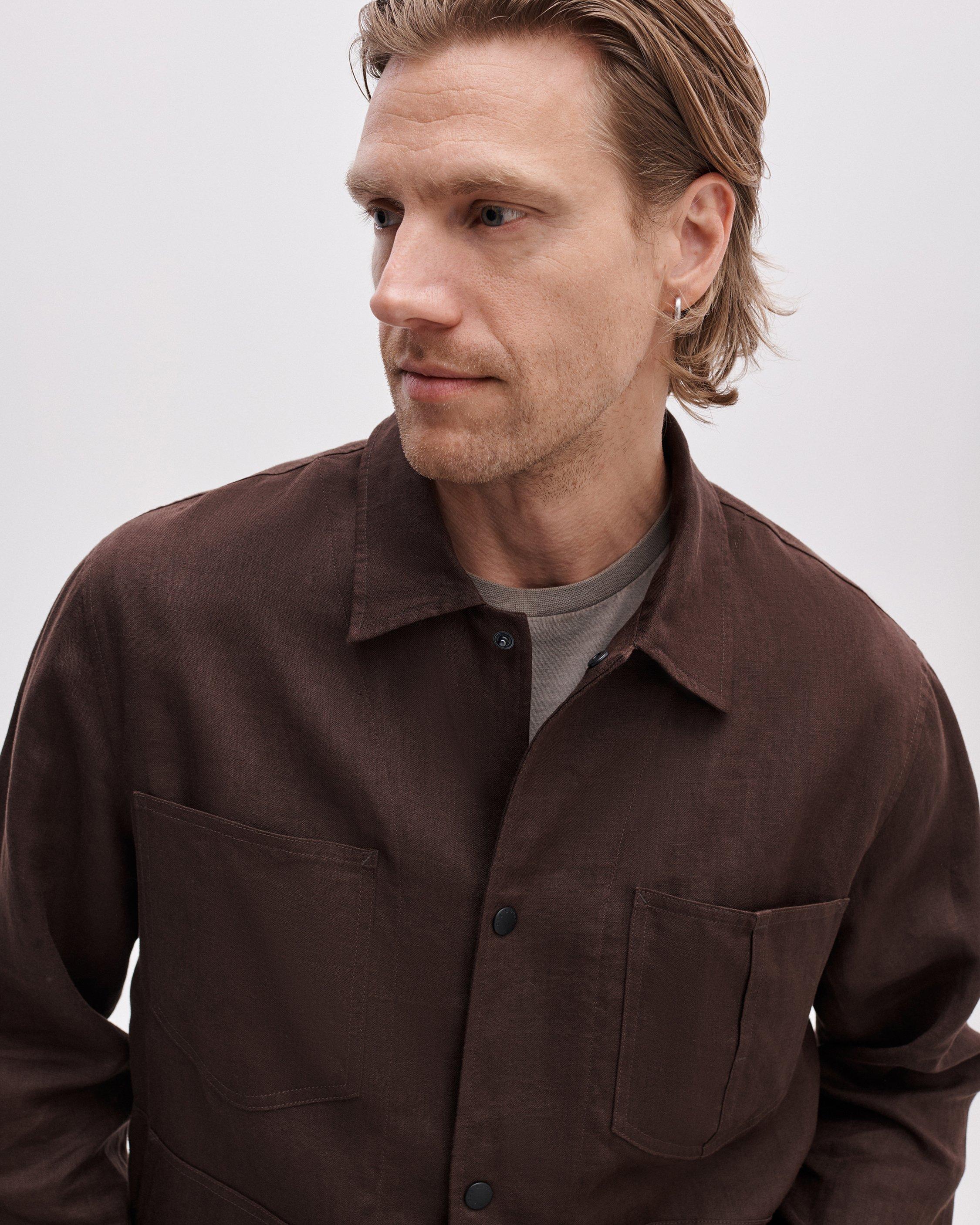 Calder Linen Workwear Jacket image number 4