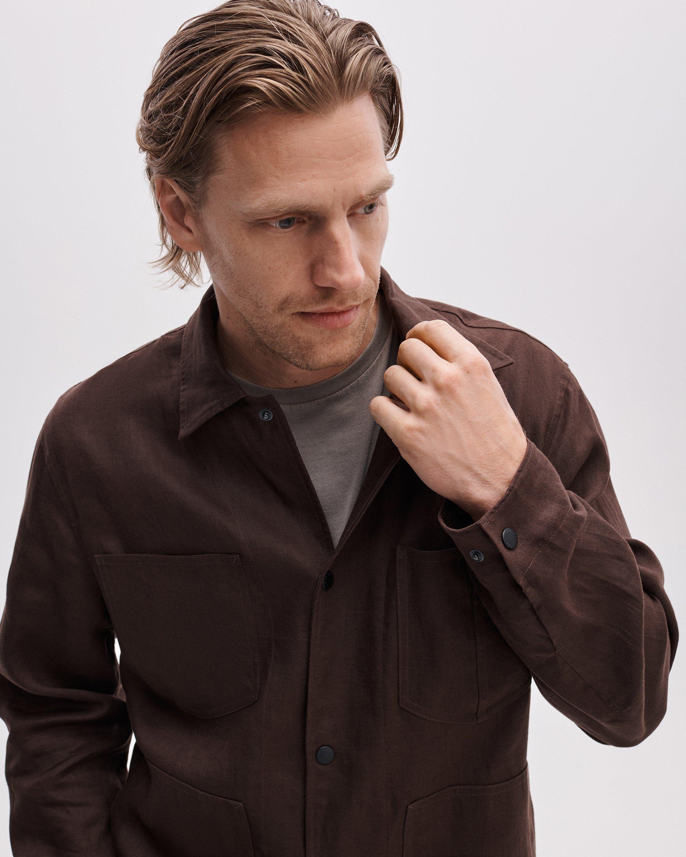 Calder Linen Workwear Jacket image number 5