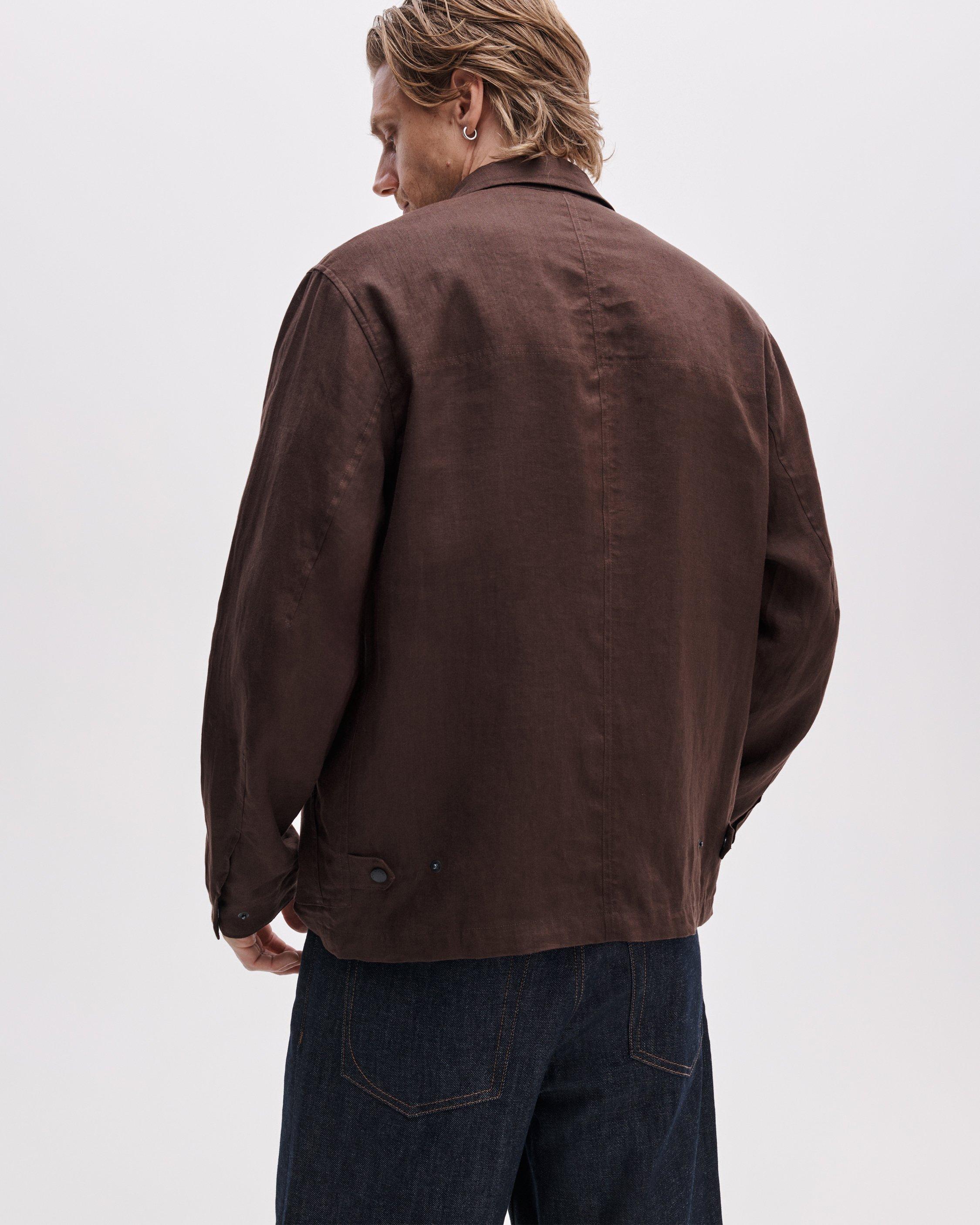 Calder Linen Workwear Jacket image number 6