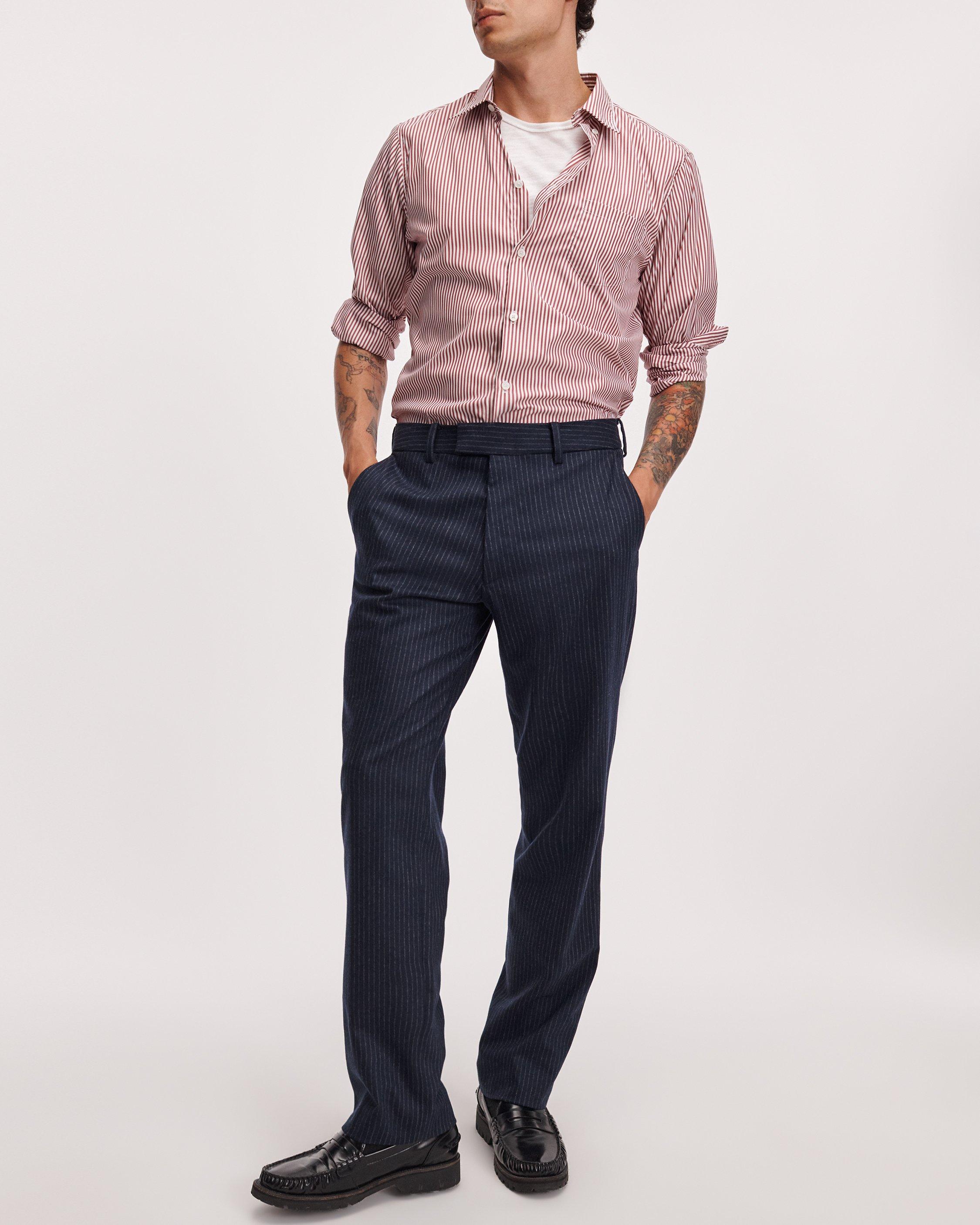 Ashcroft Chalk Stripe Trouser image number 3