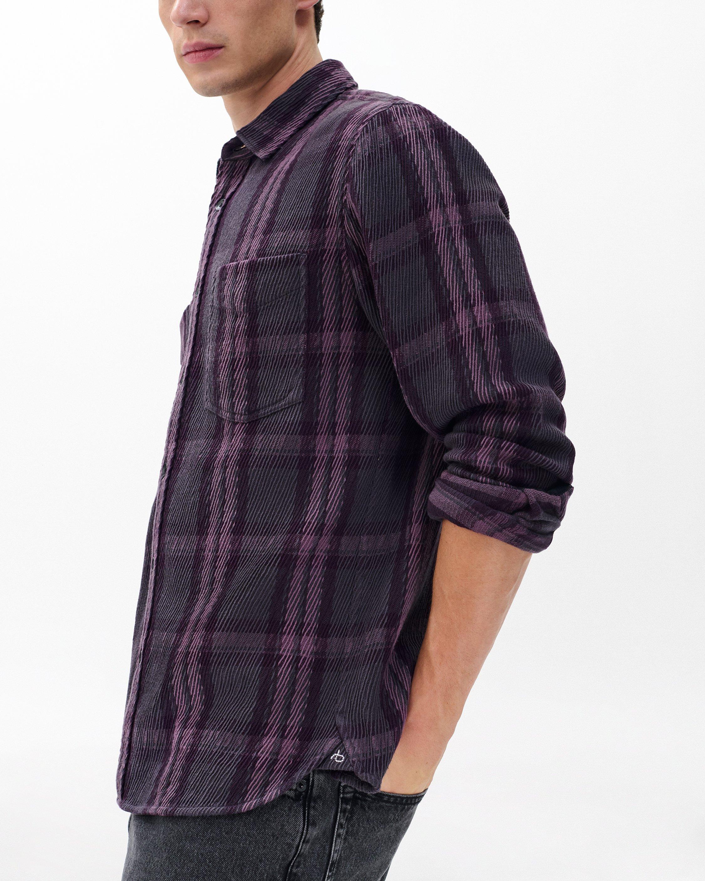 Plaid Twill CPO Overshirt image number 5