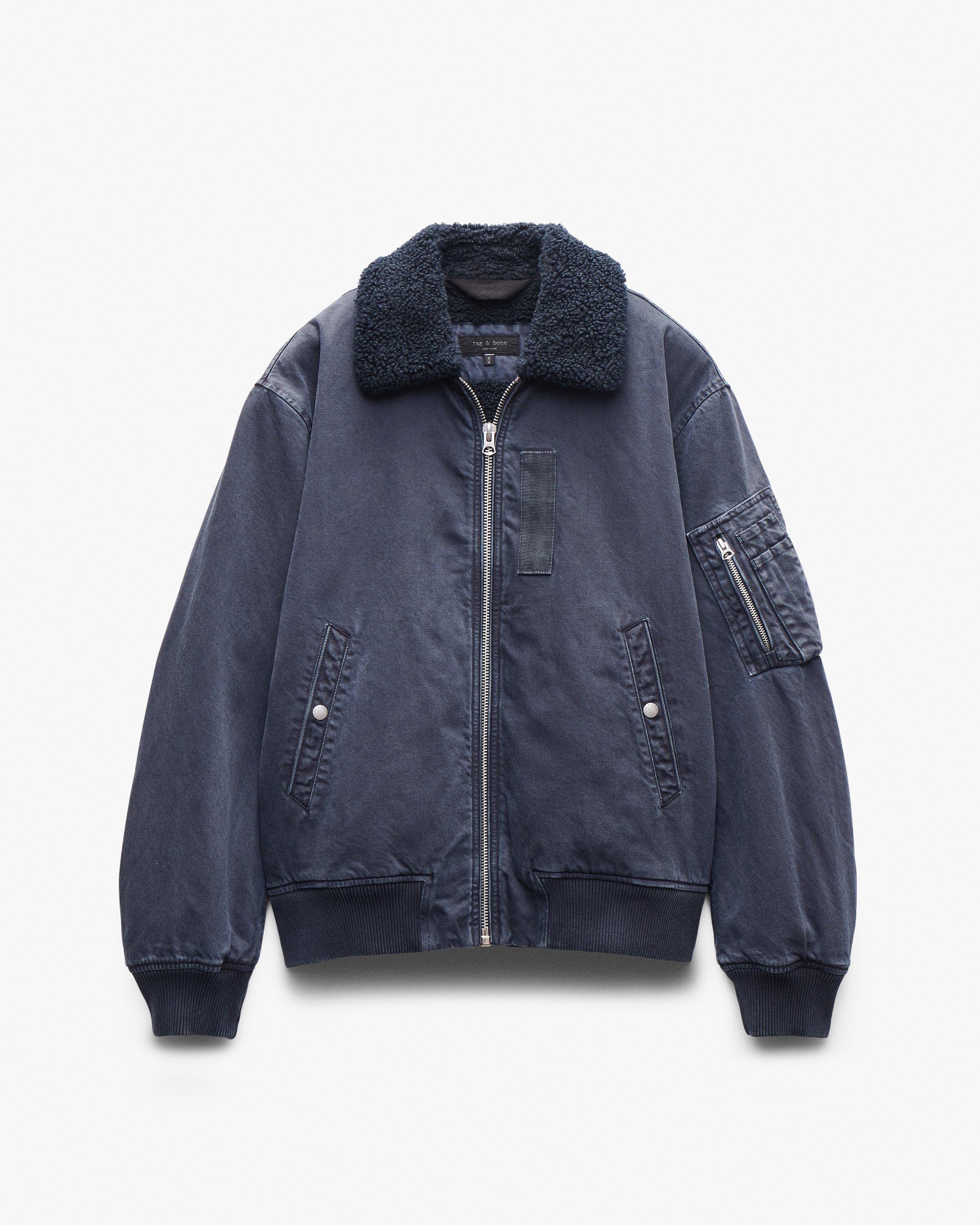 Denim B-15 Bomber Jacket image number 2