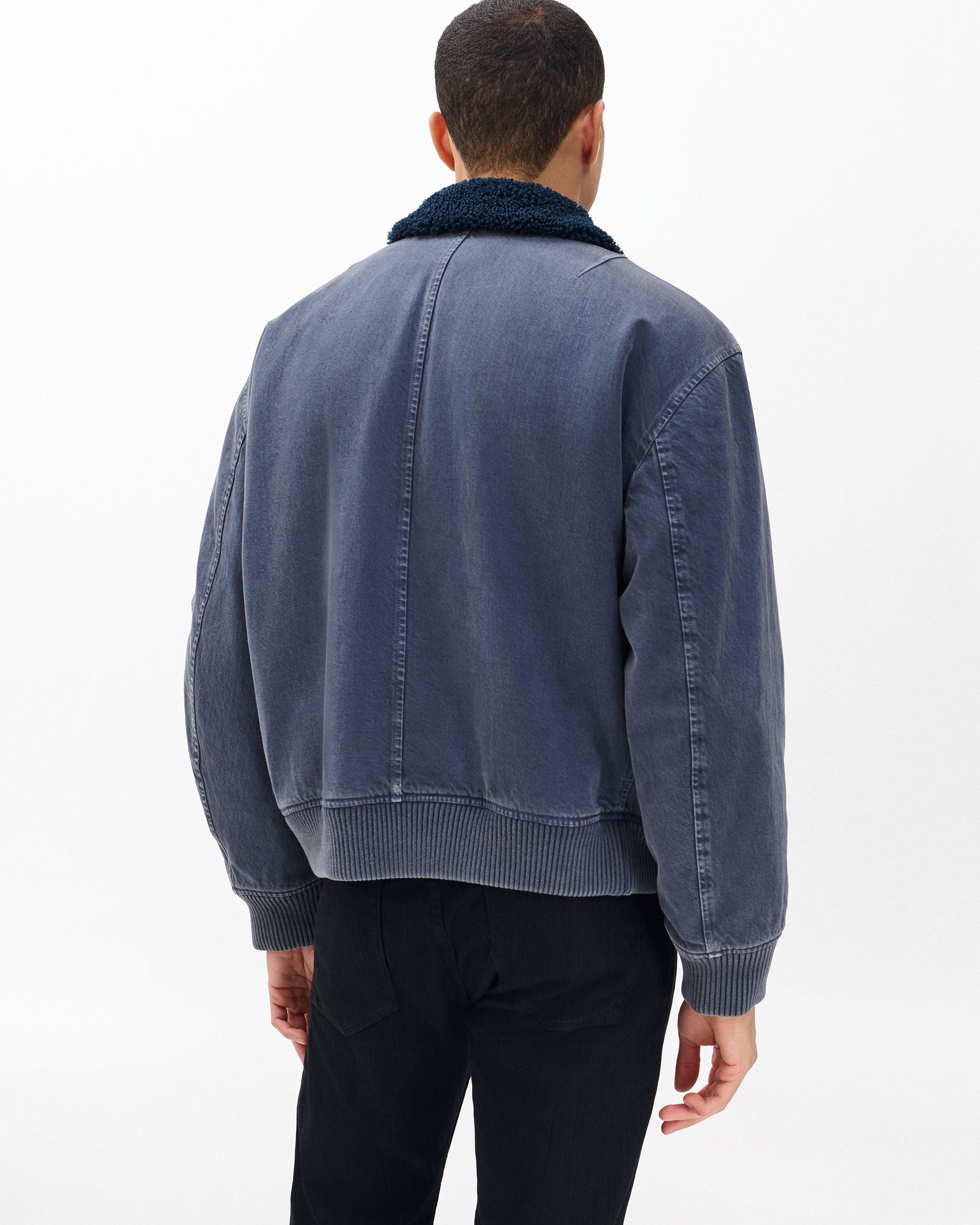 Denim B-15 Bomber Jacket image number 6