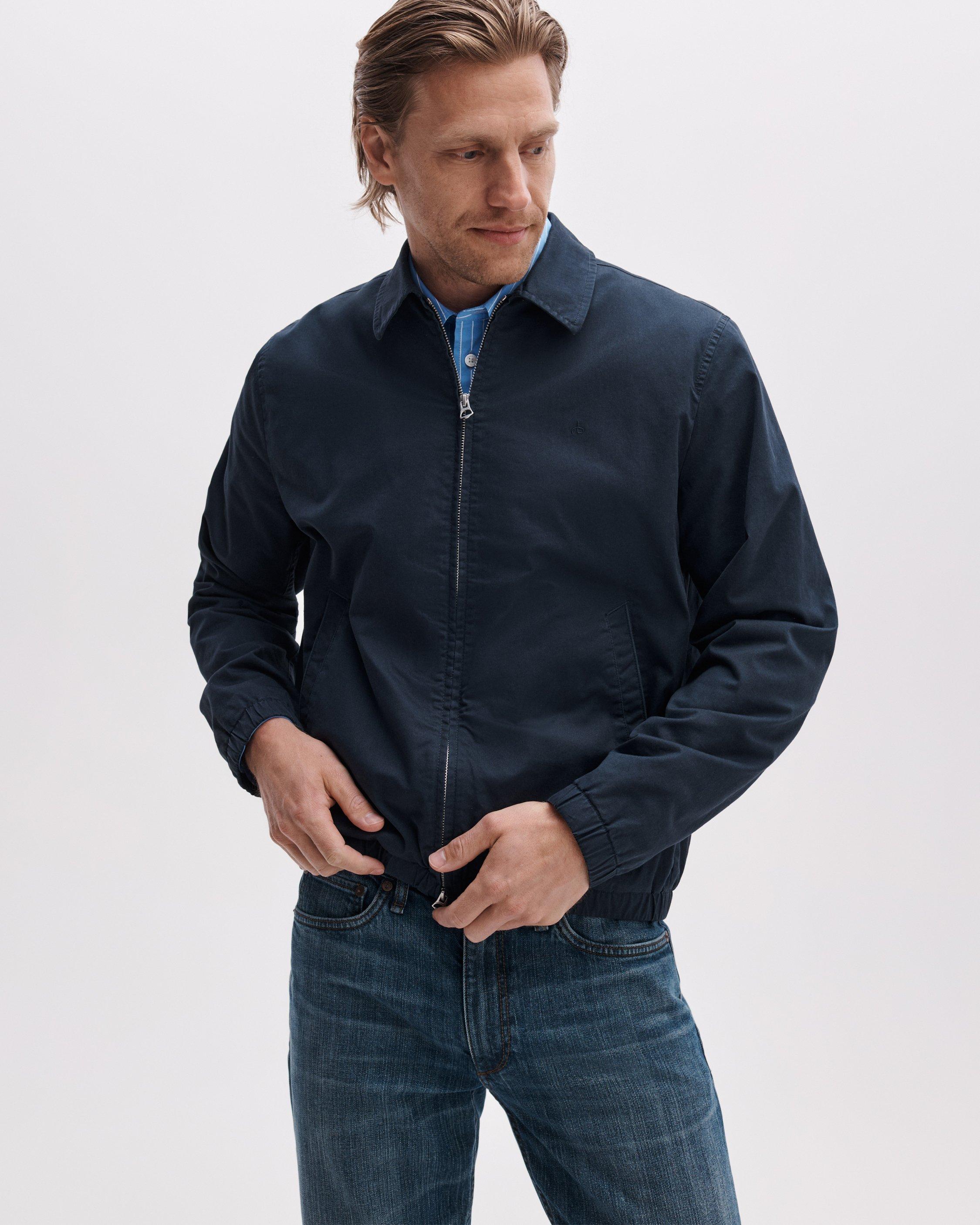 Harrington Stretch Cotton Twill Jacket image number 1