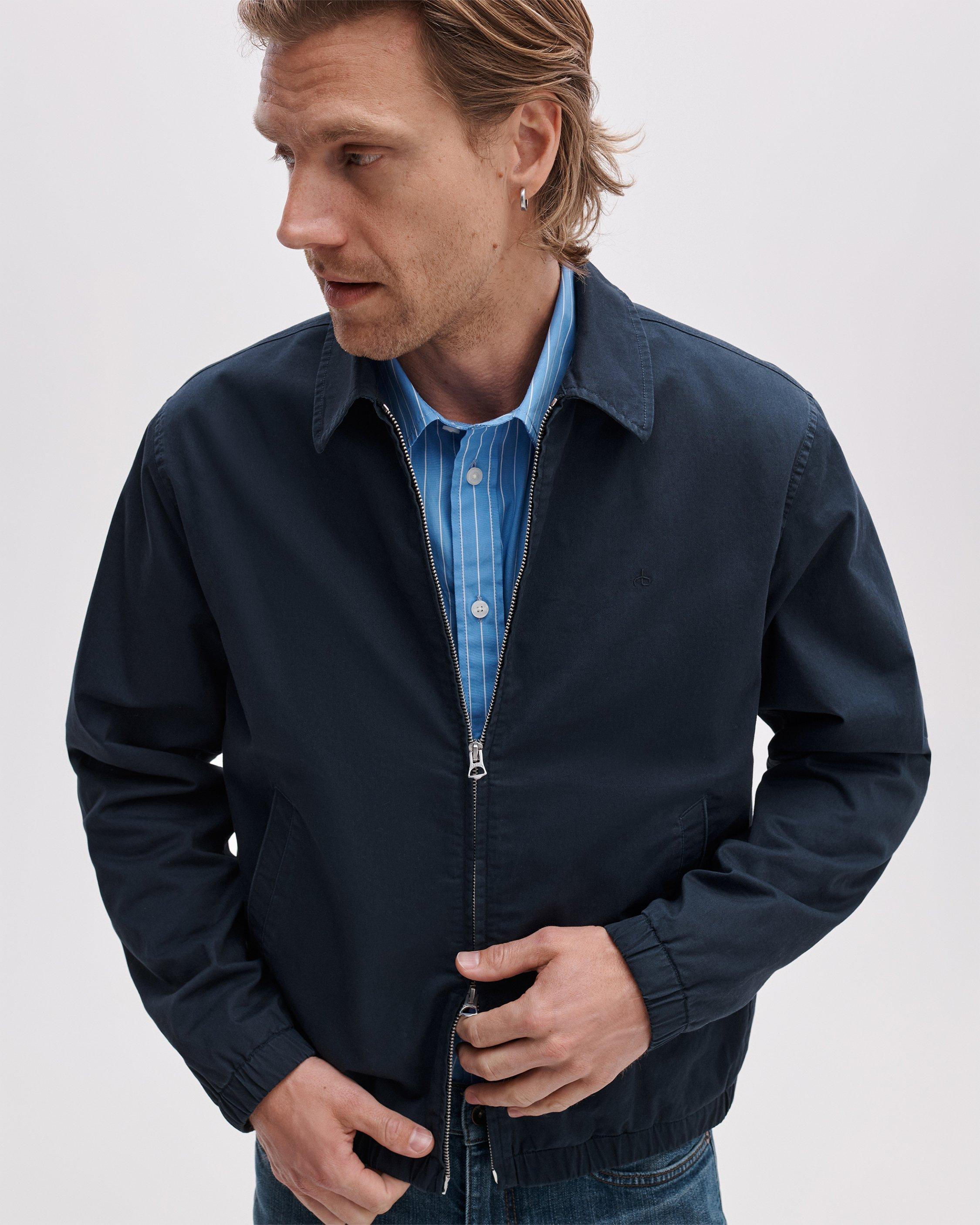 Harrington Stretch Cotton Twill Jacket image number 5