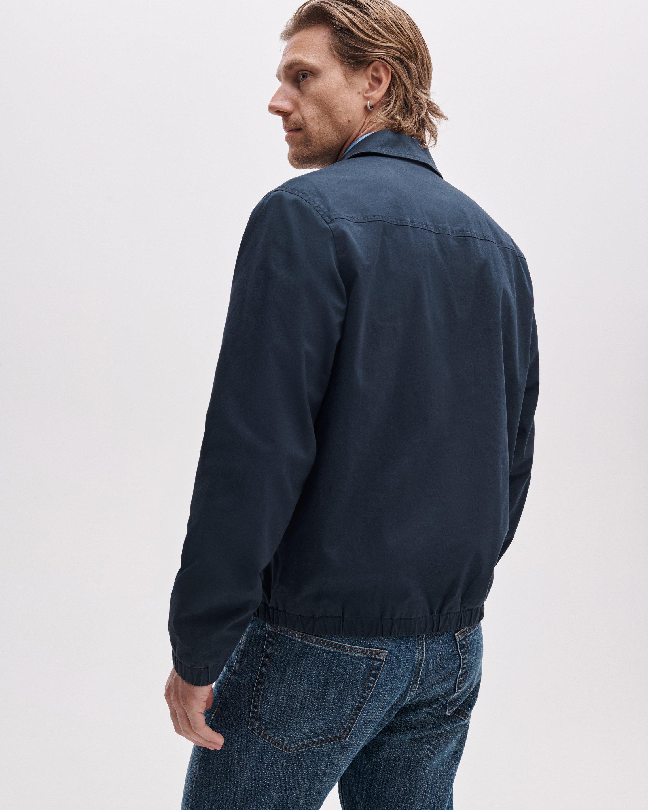 Harrington Stretch Cotton Twill Jacket image number 6