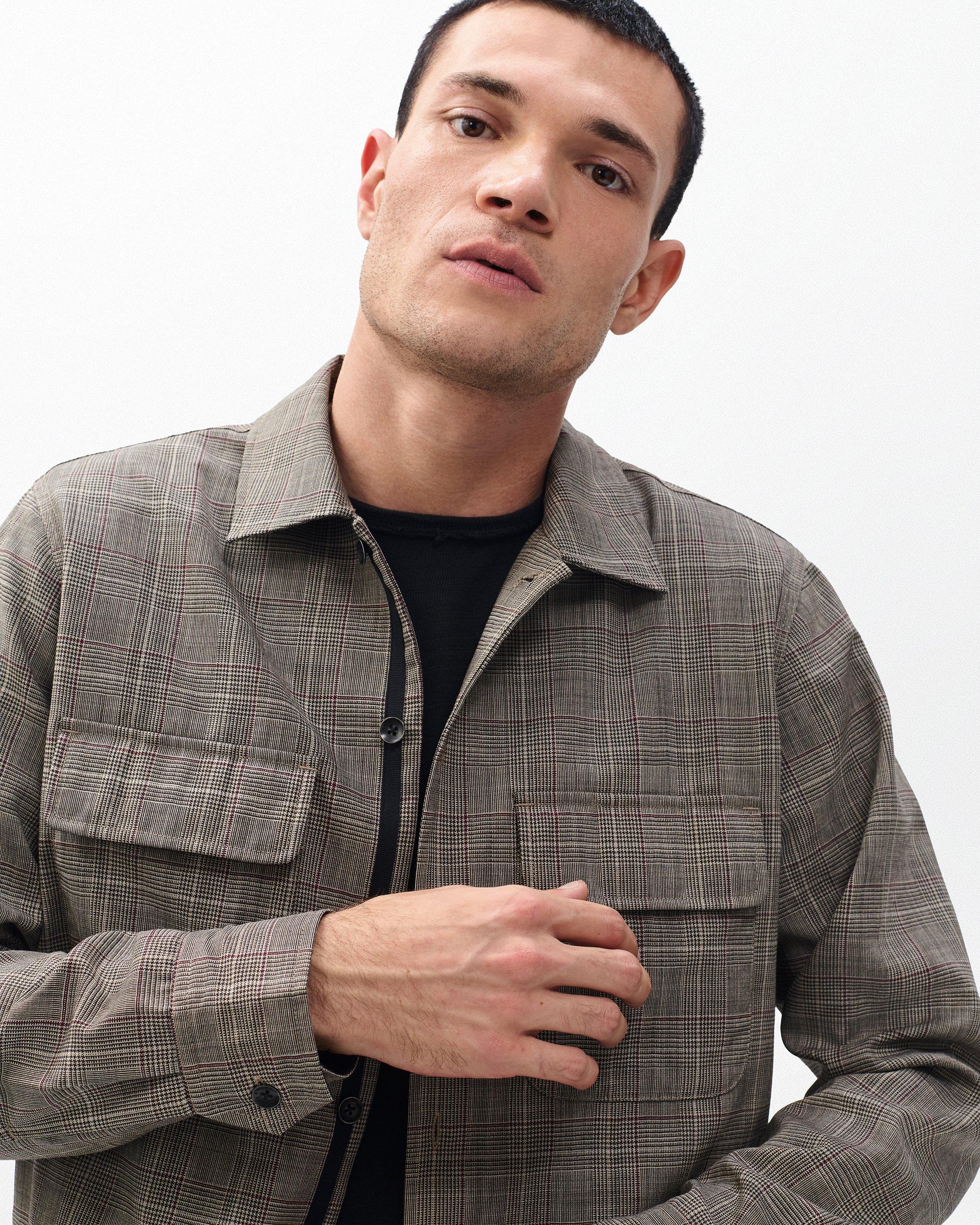 Isaiah Italian Wool Shirt Jacket image number 4