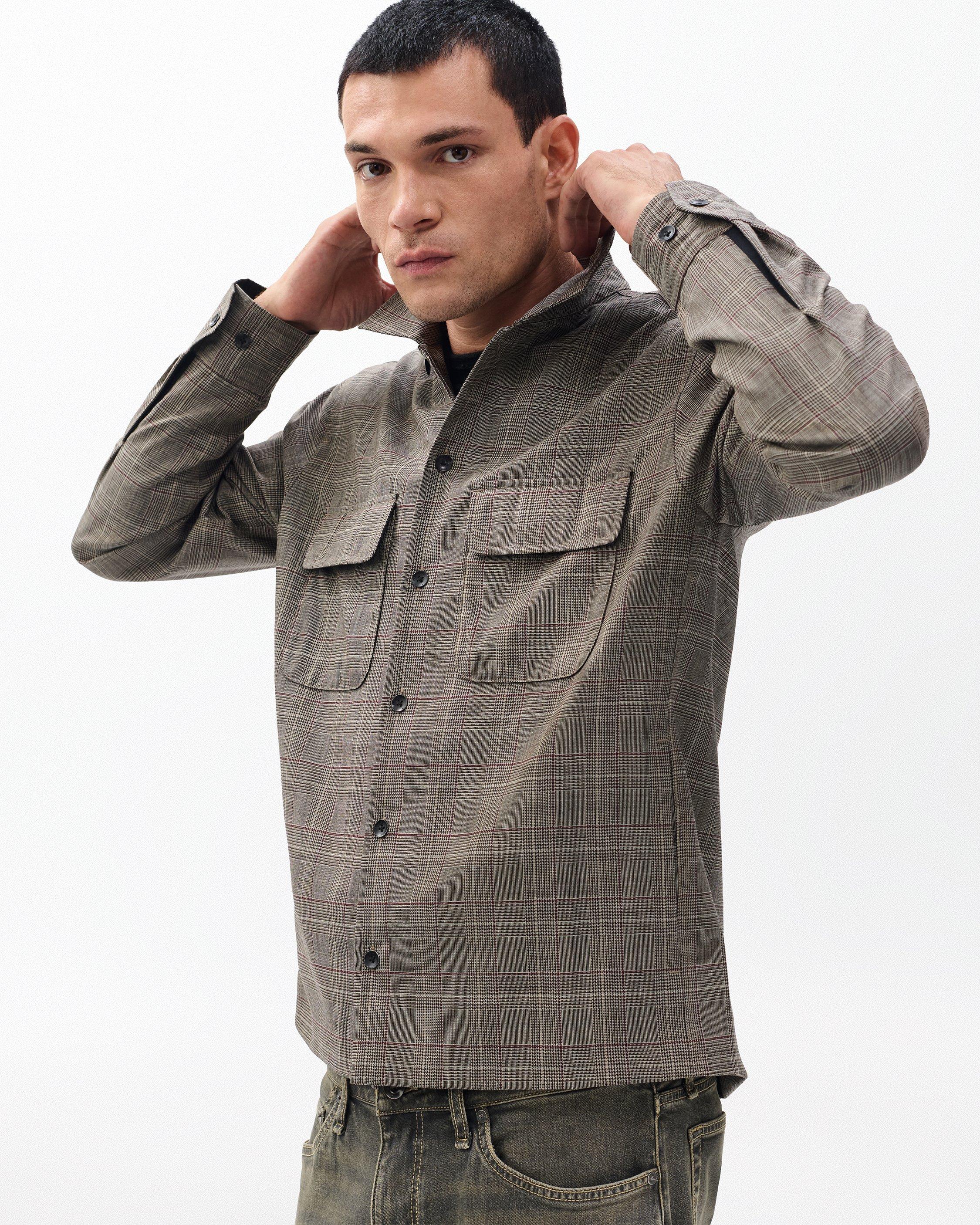 Isaiah Italian Wool Shirt Jacket image number 5