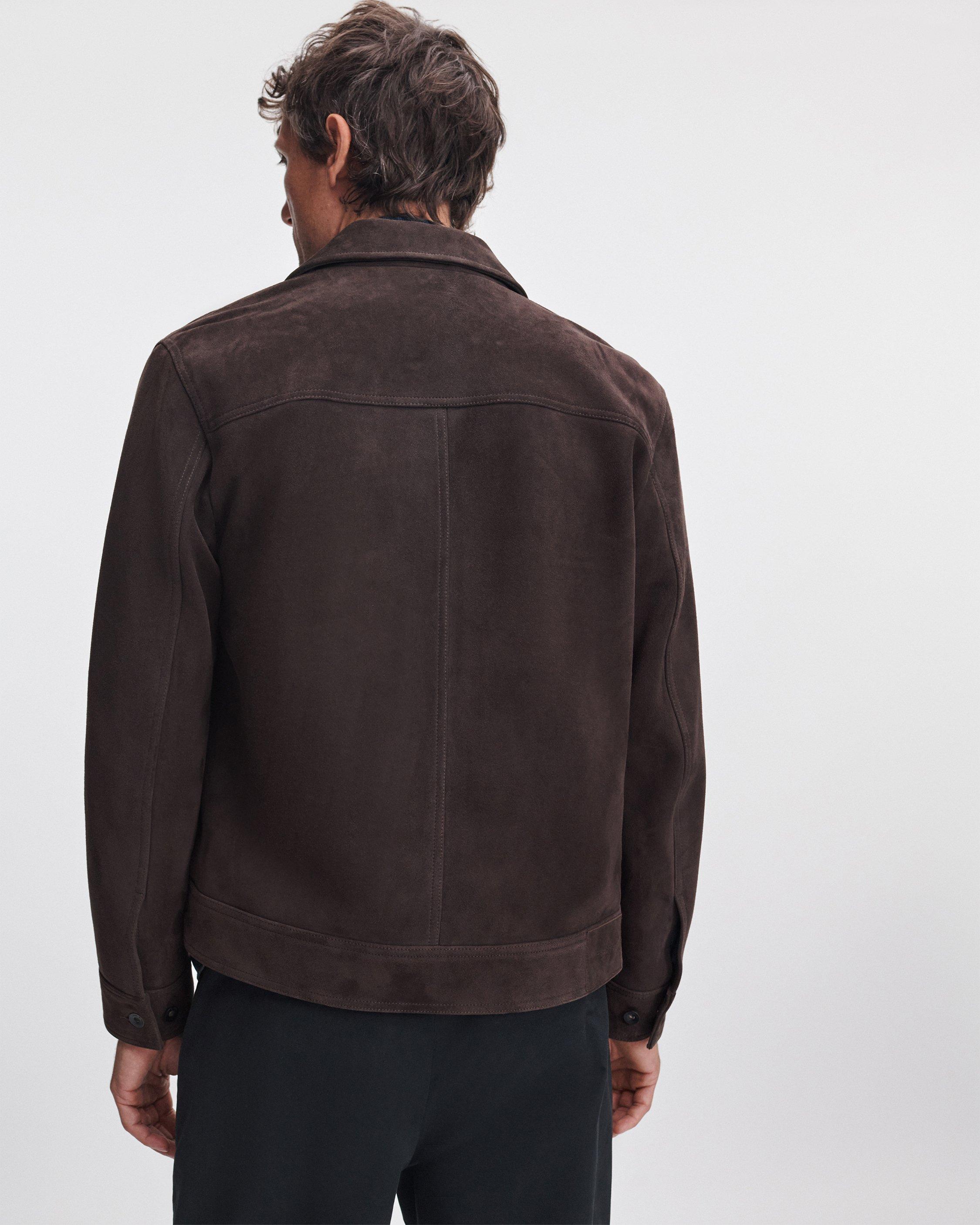 rb Suede Trucker Jacket image number 6