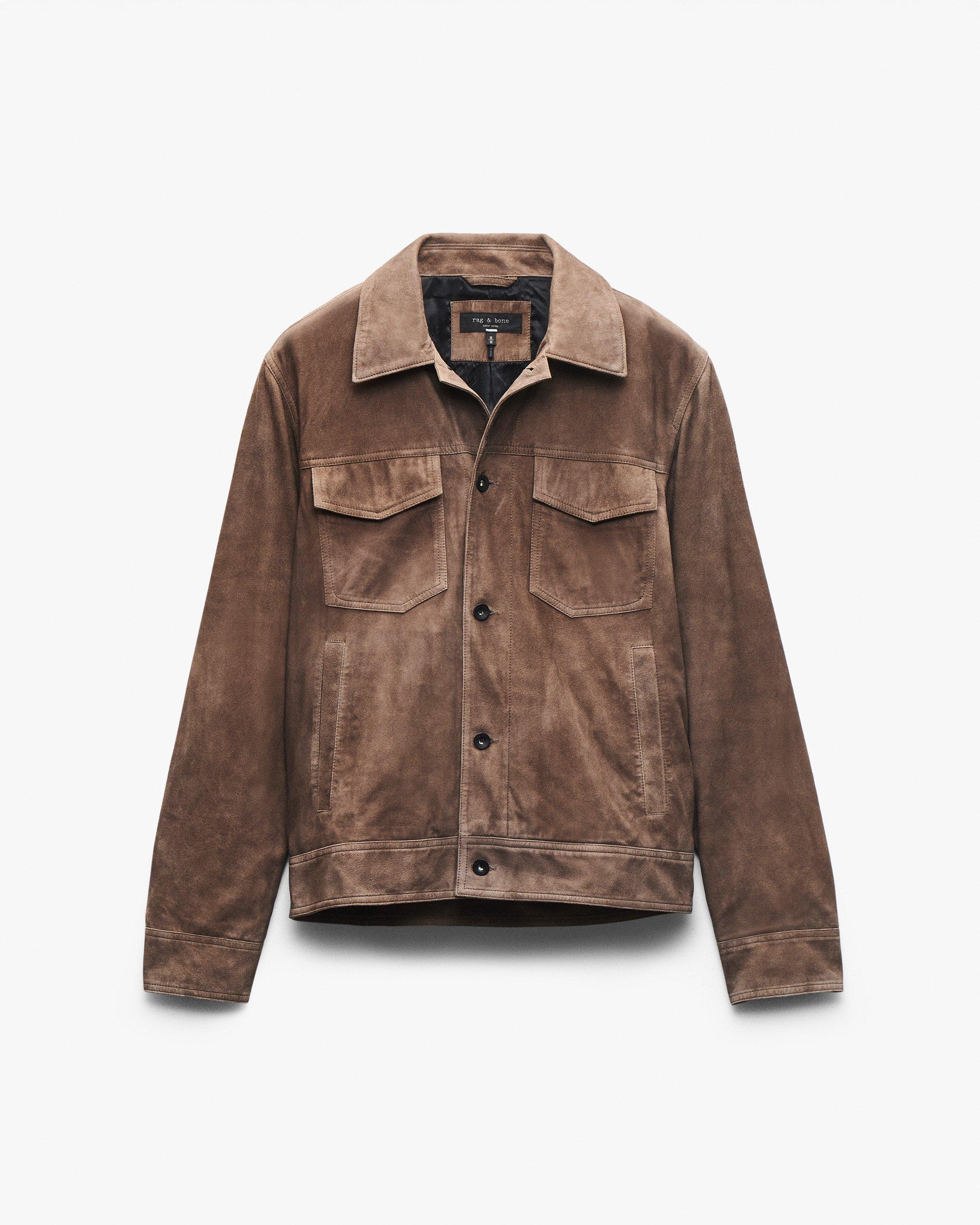 rb Suede Trucker Jacket image number 2