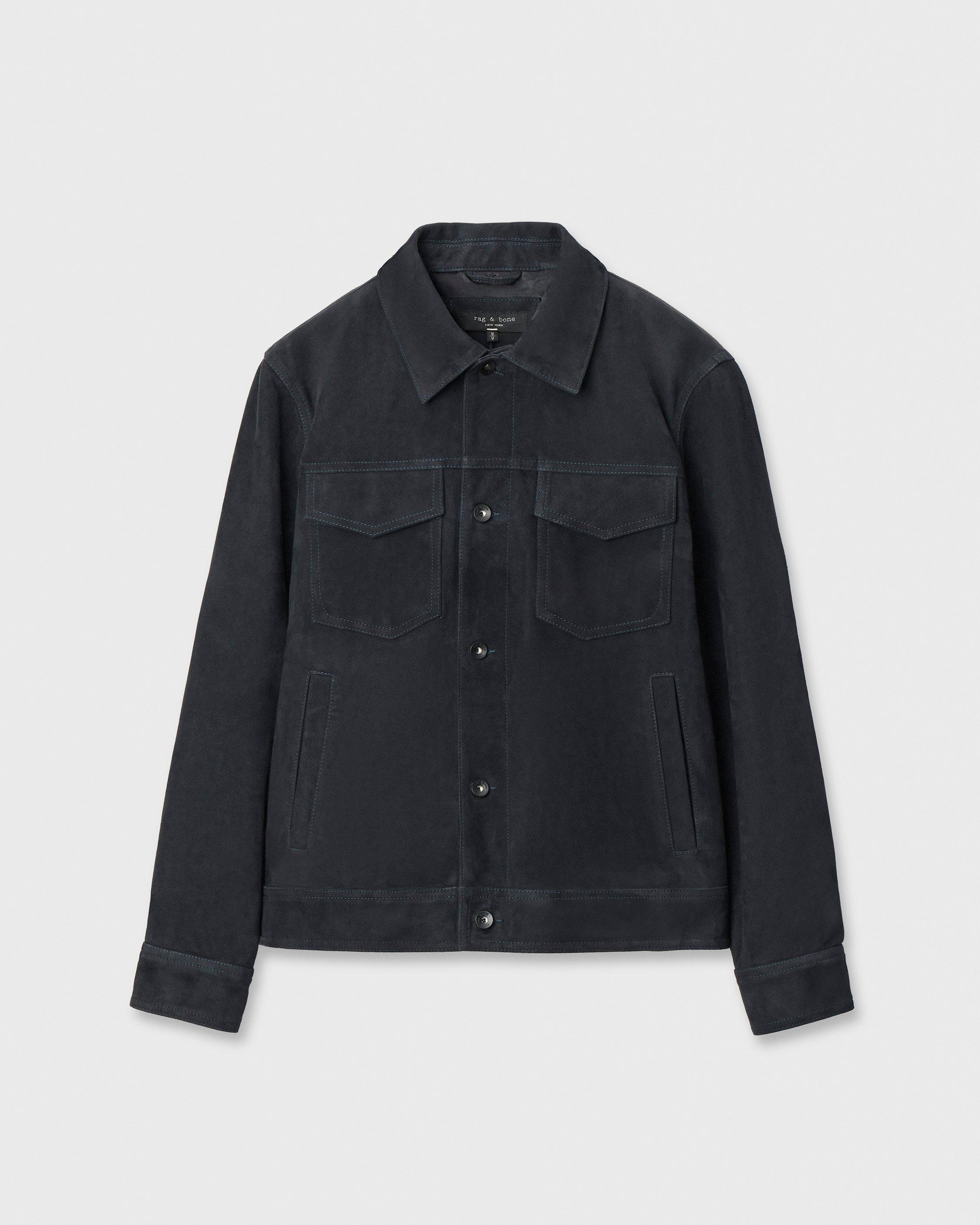 rb Suede Trucker Jacket image number 2