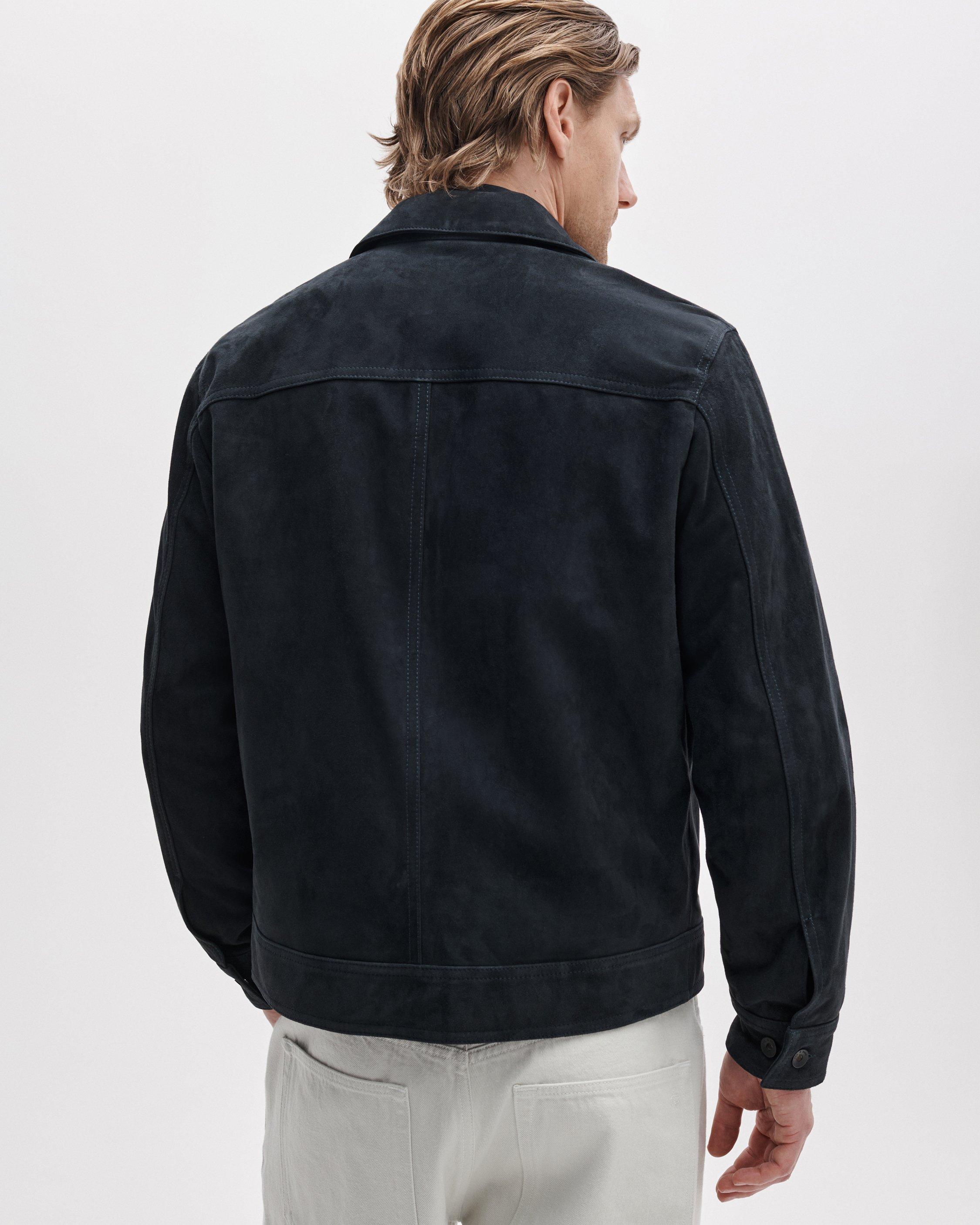 rb Suede Trucker Jacket image number 6
