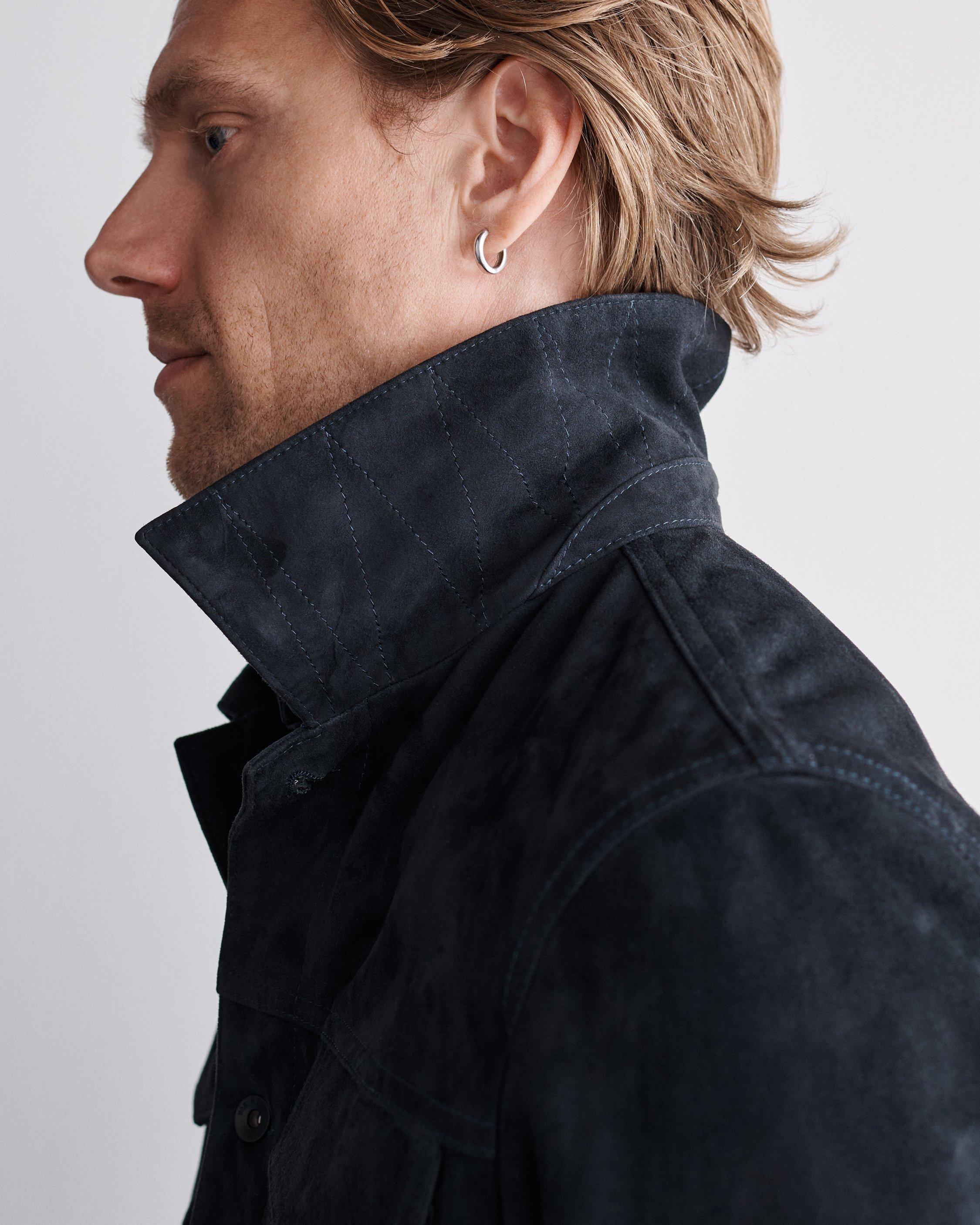 rb Suede Trucker Jacket image number 4
