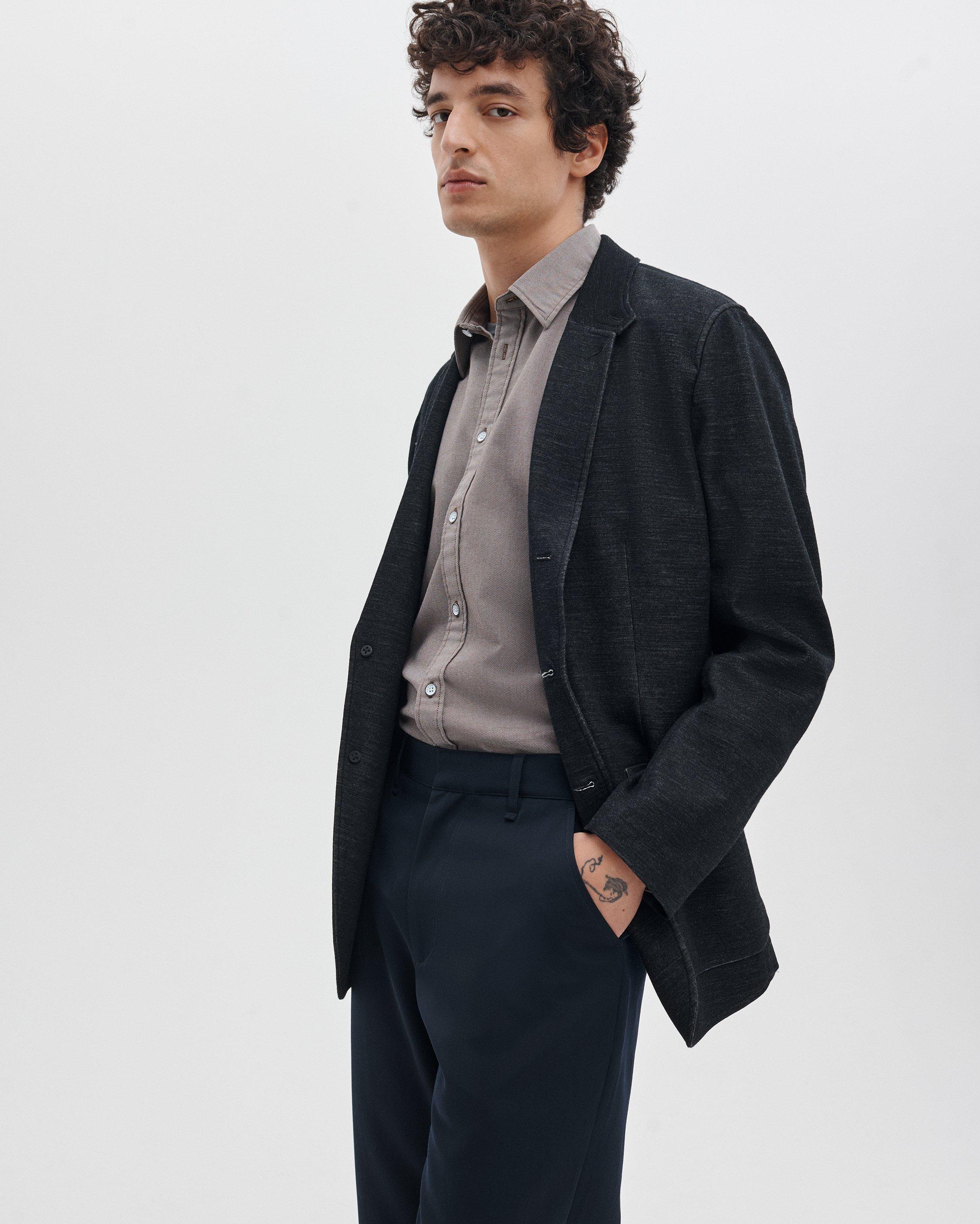 Evan Japanese Wool Gabardine Trousers image number 3