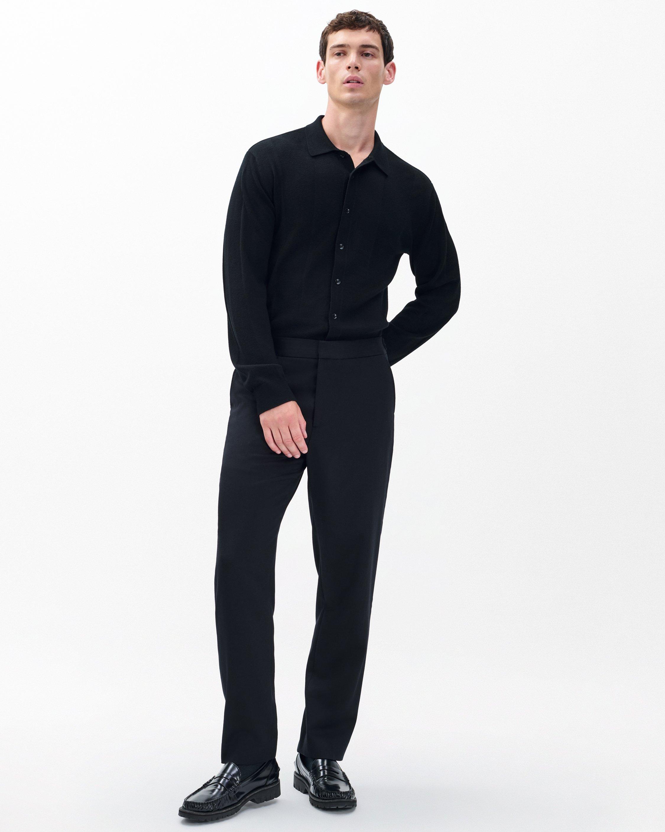Evan British Wool Tuxedo Trousers image number 3