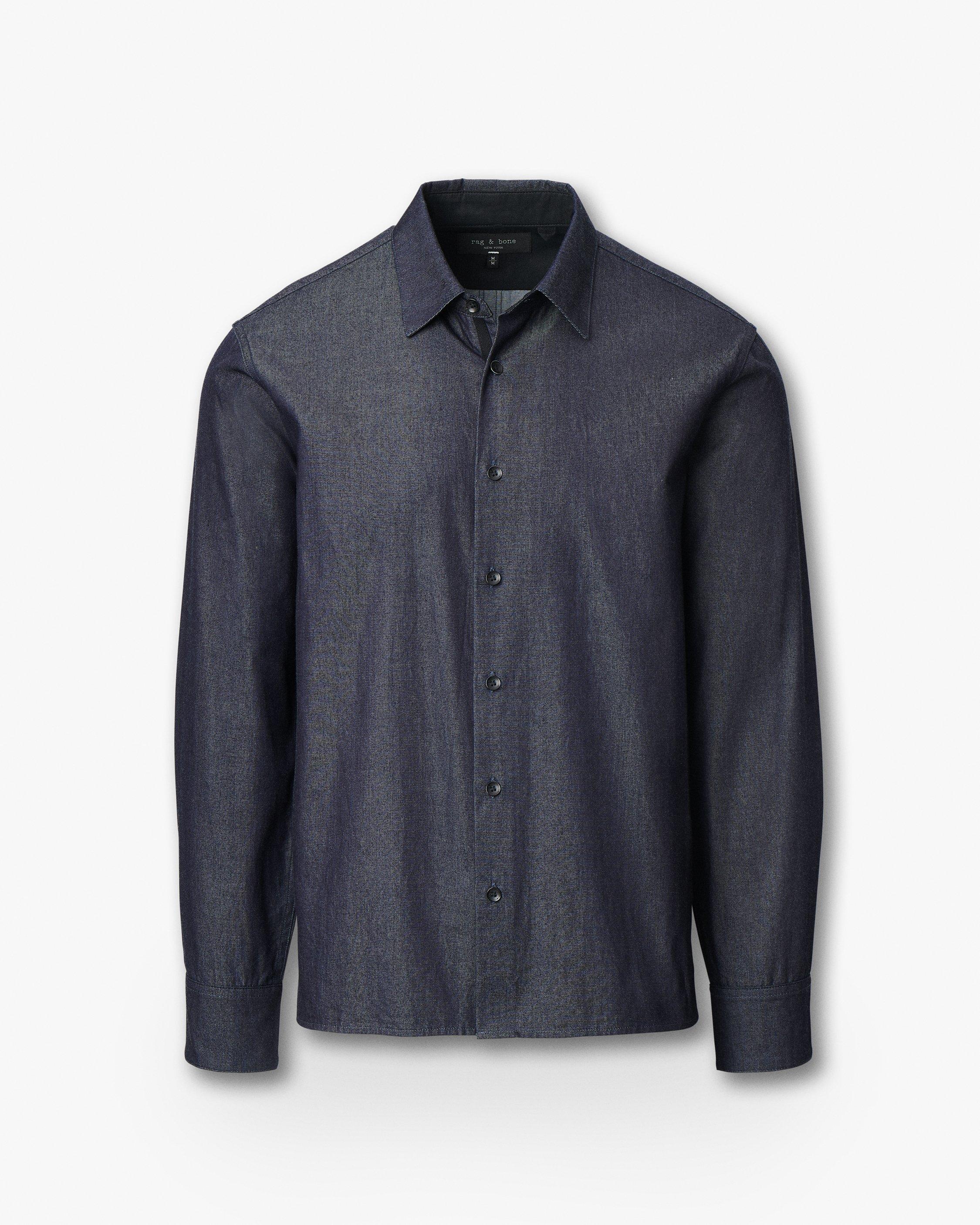 Dalton Japanese Denim Shirt image number 1