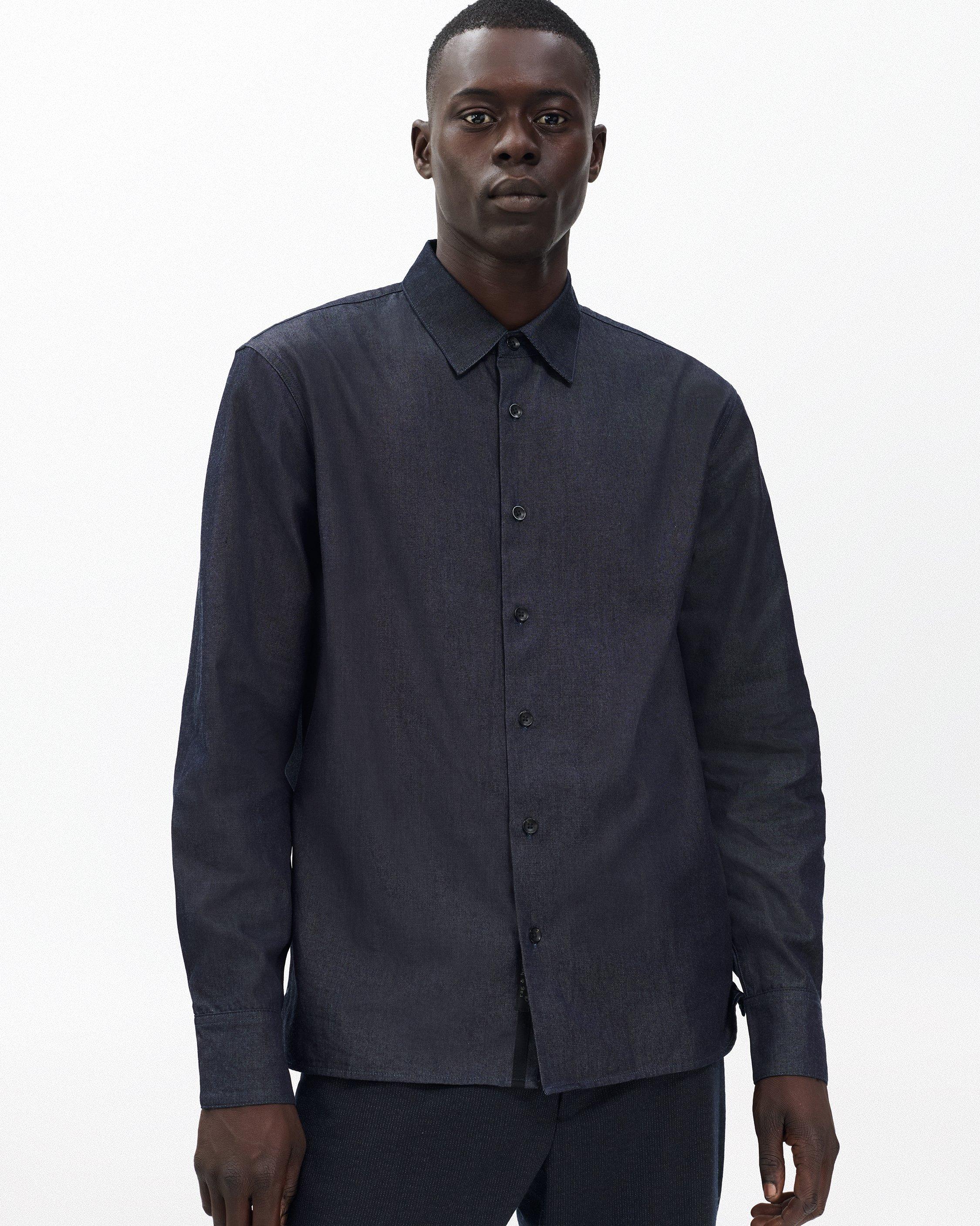 Dalton Japanese Denim Shirt image number 4