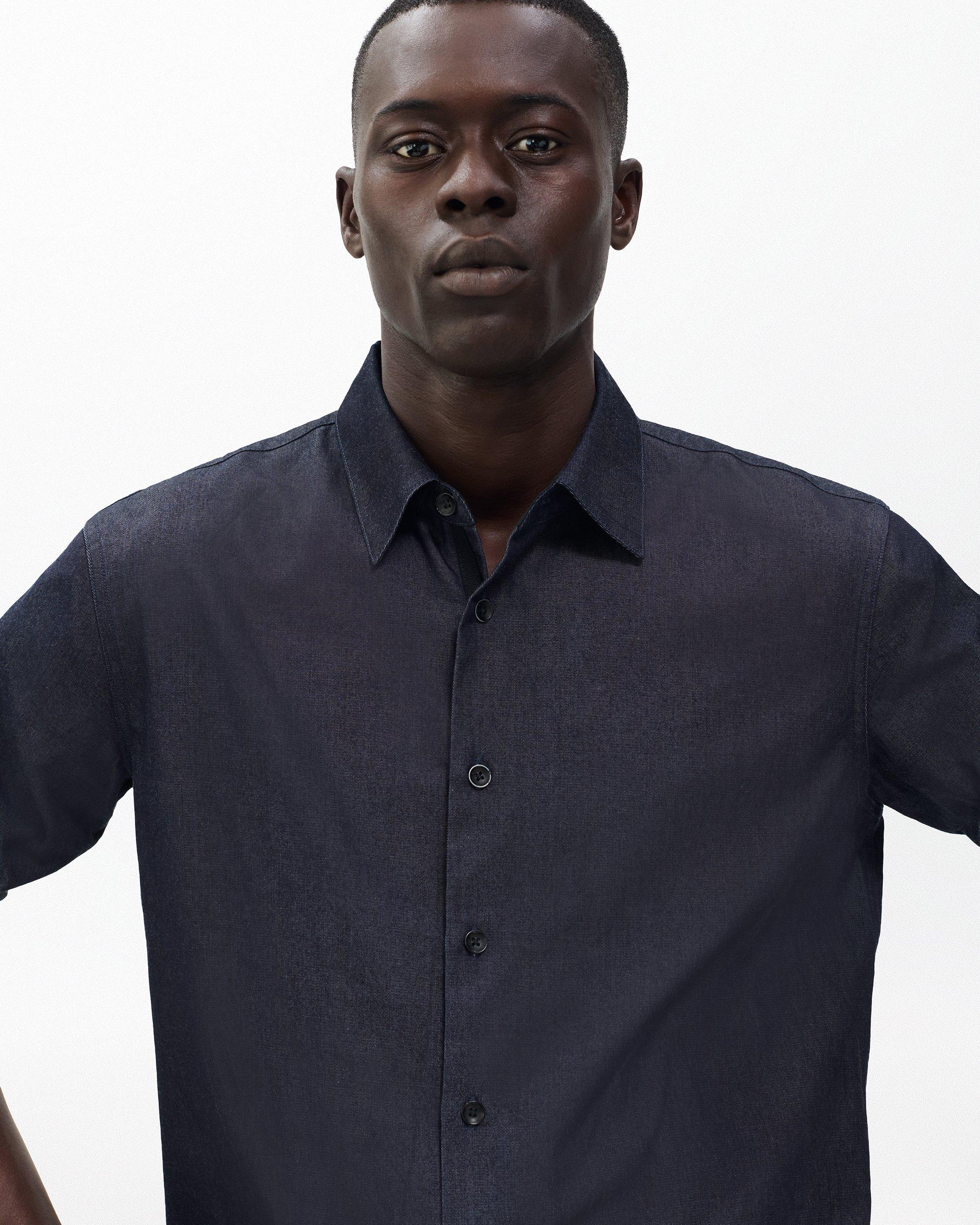 Dalton Japanese Denim Shirt image number 6