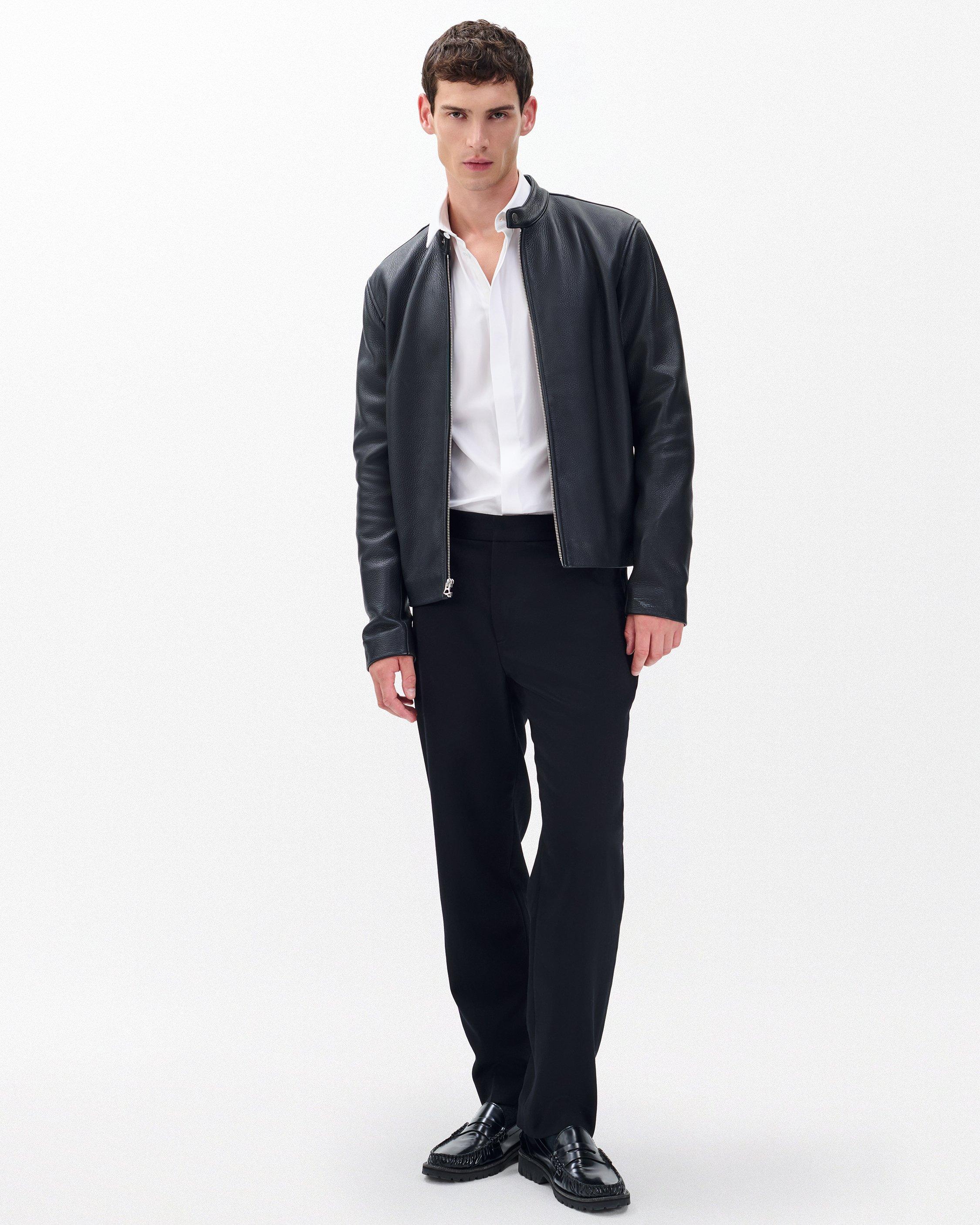 Patrick Poplin Tuxedo Shirt image number 2