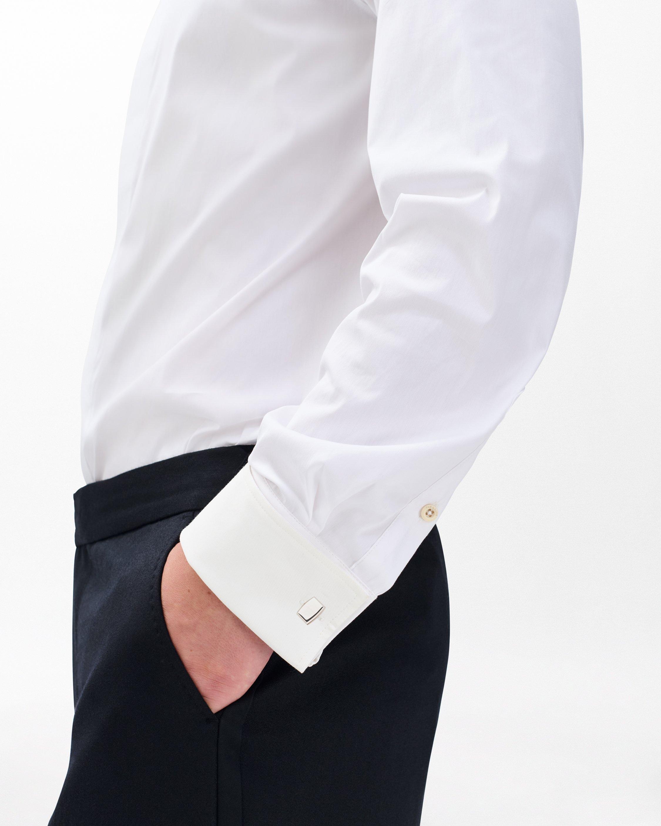 Patrick Poplin Tuxedo Shirt image number 4