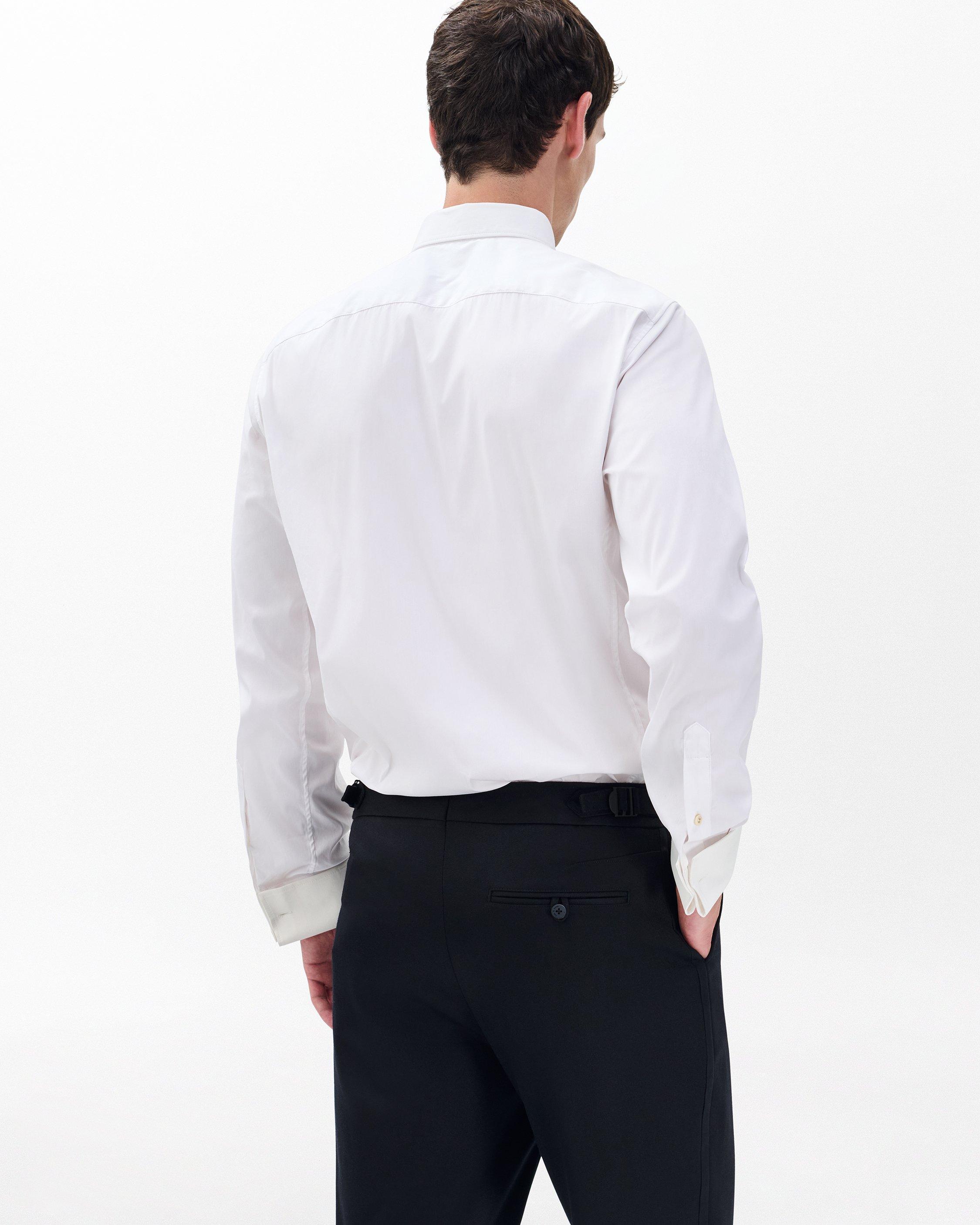 Patrick Poplin Tuxedo Shirt image number 5