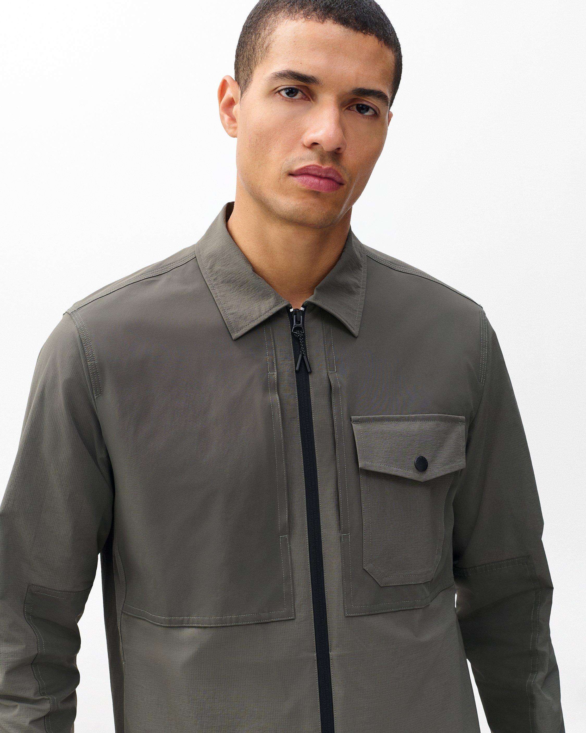 Stretch Ripstop Shirt Jacket - Dark Shadow | rag & bone