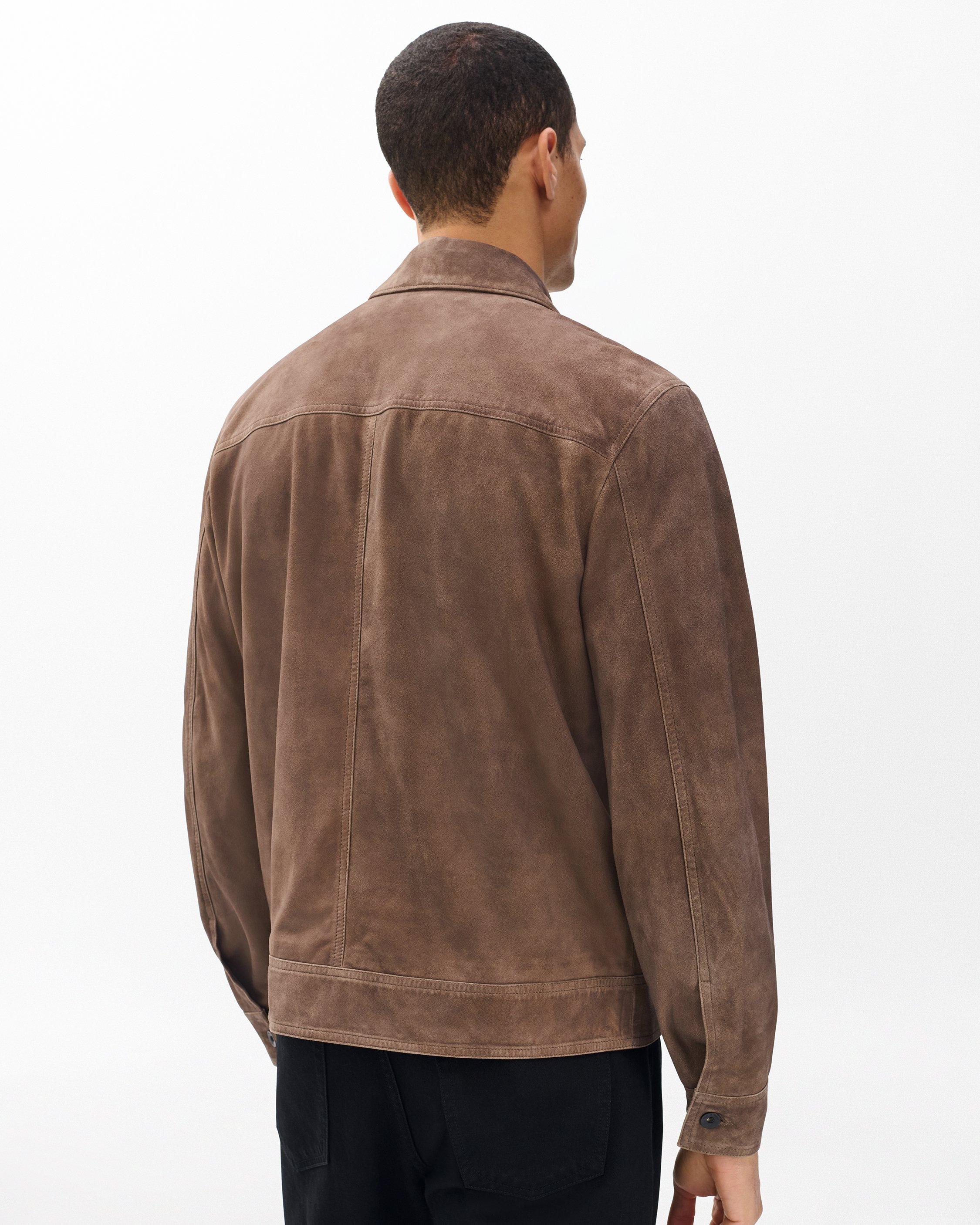 rb Suede Trucker Jacket image number 6