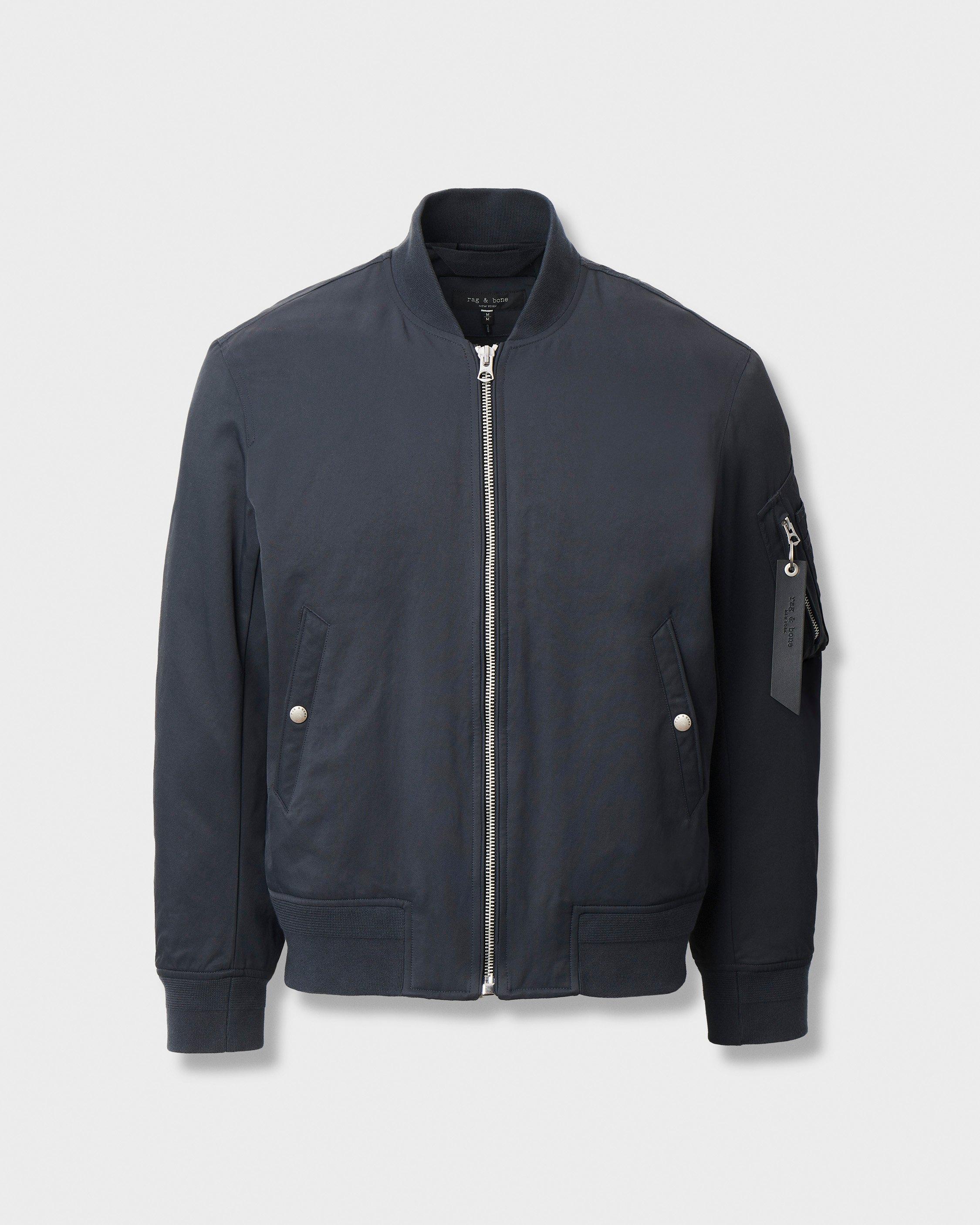 rag&amp;bone スウェットブルゾン VANSON バンソン スウェット BONE CREWNECK SWEAT トレーナー フリース
